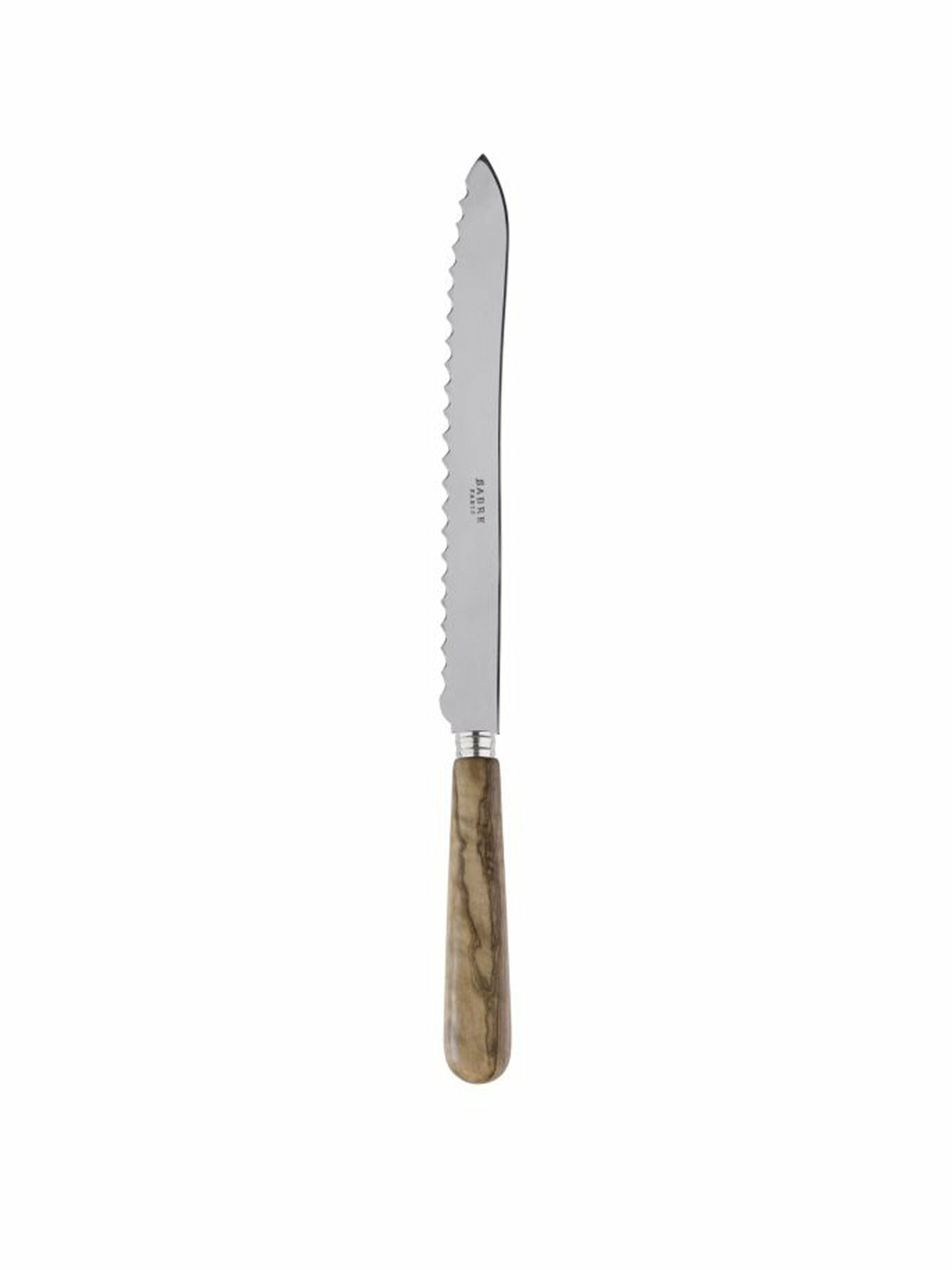 Sabre Paris Lavandou Olive Wood Bread Knife