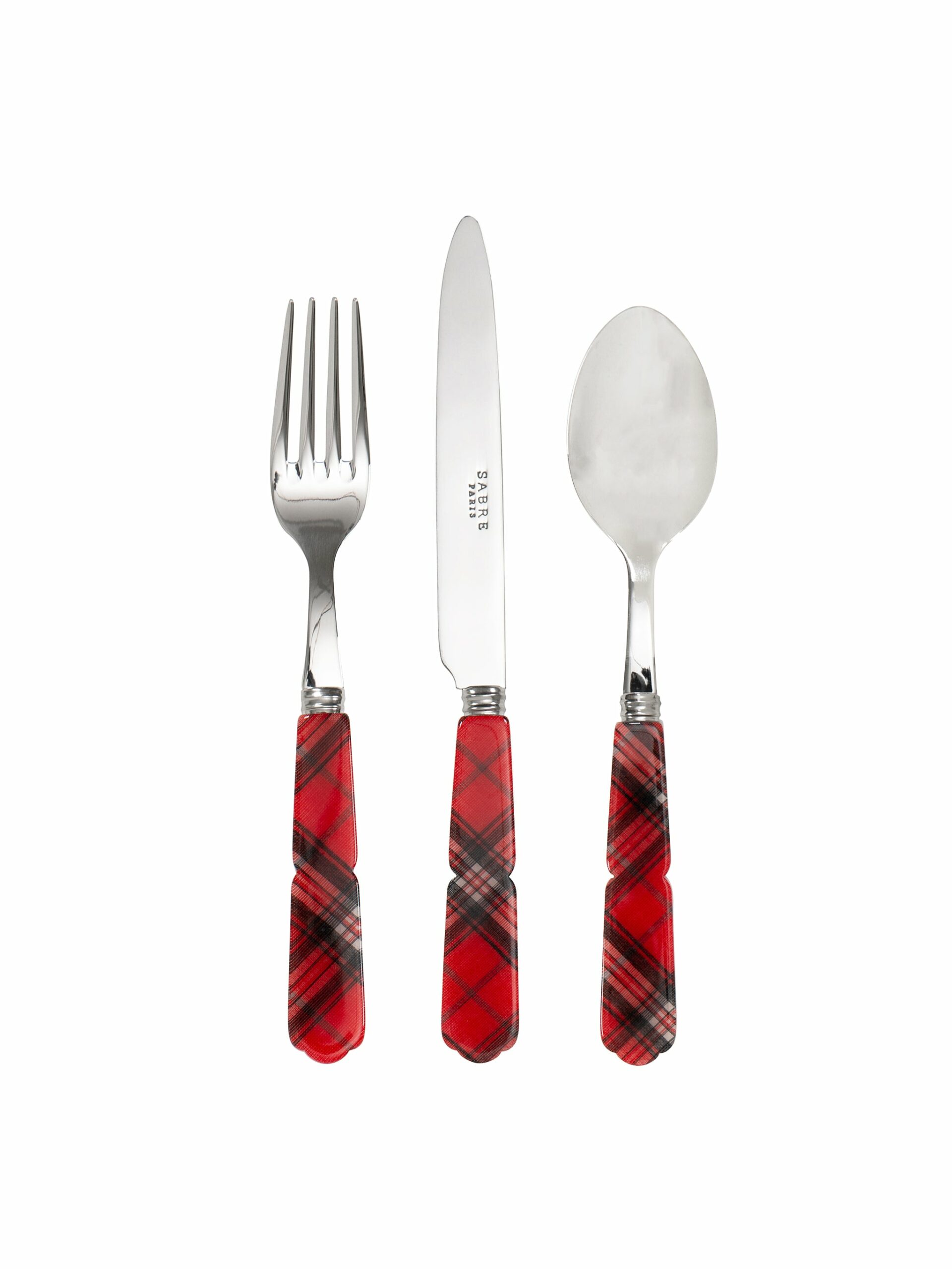 Sabre Paris Royal Stewart Tartan Dessert Set