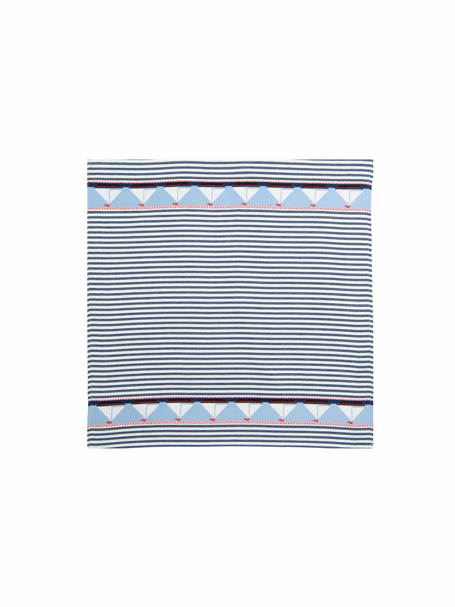 Sailboat Jacquard Kitchen Towel