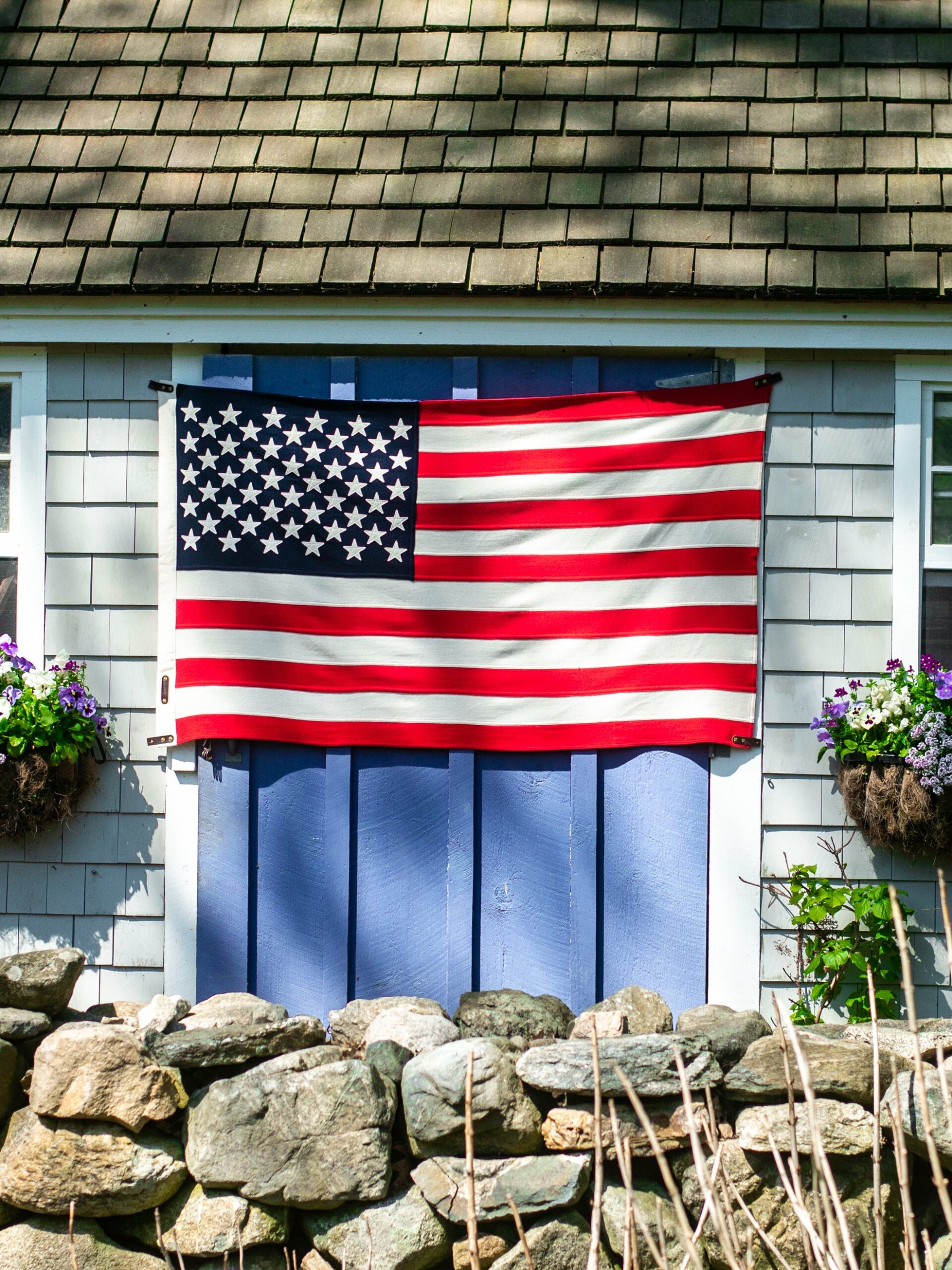 Savarin Handmade Wool American Flag