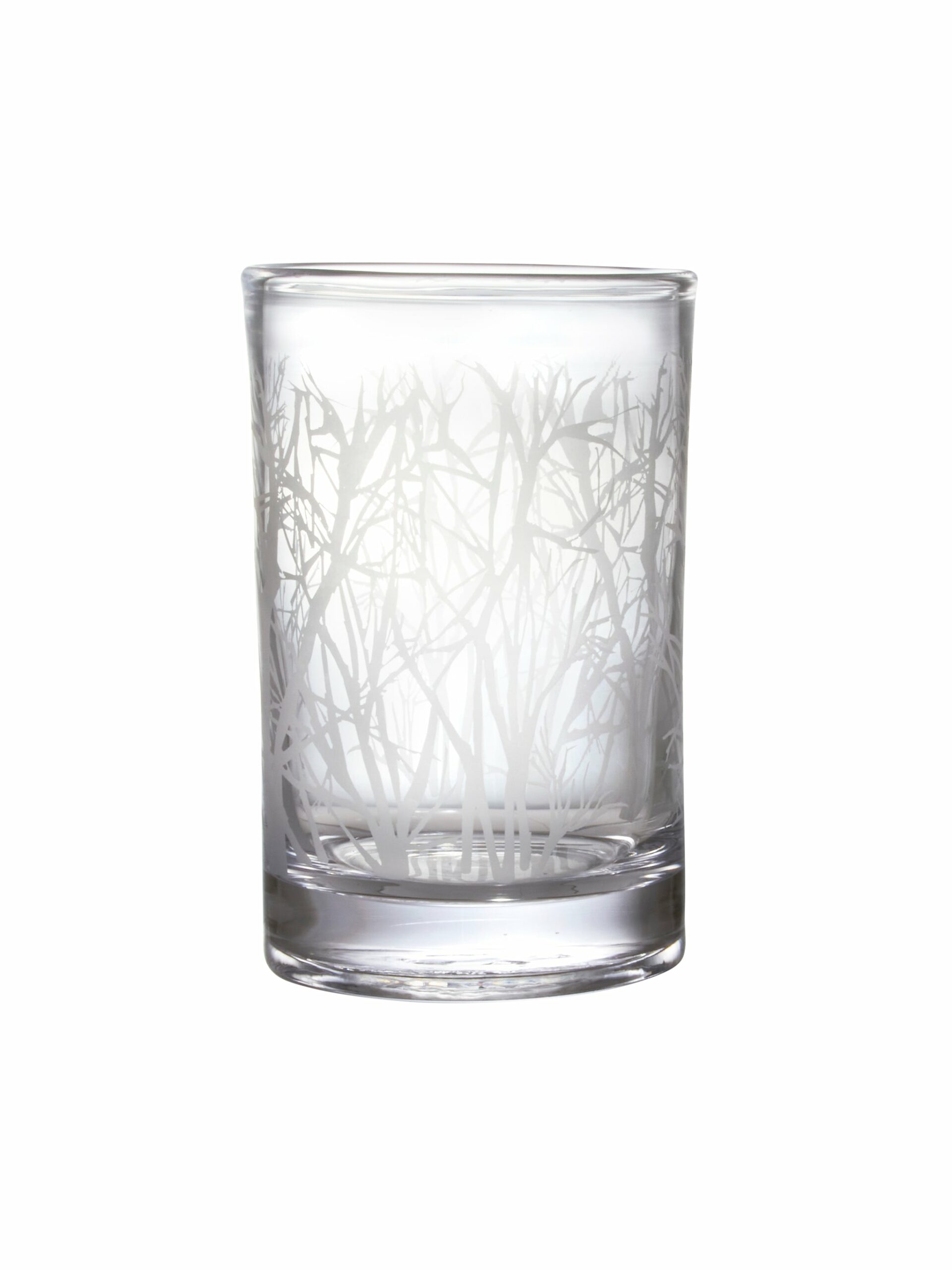 Simon Pearce Engraved Aspen Forest Hurricane