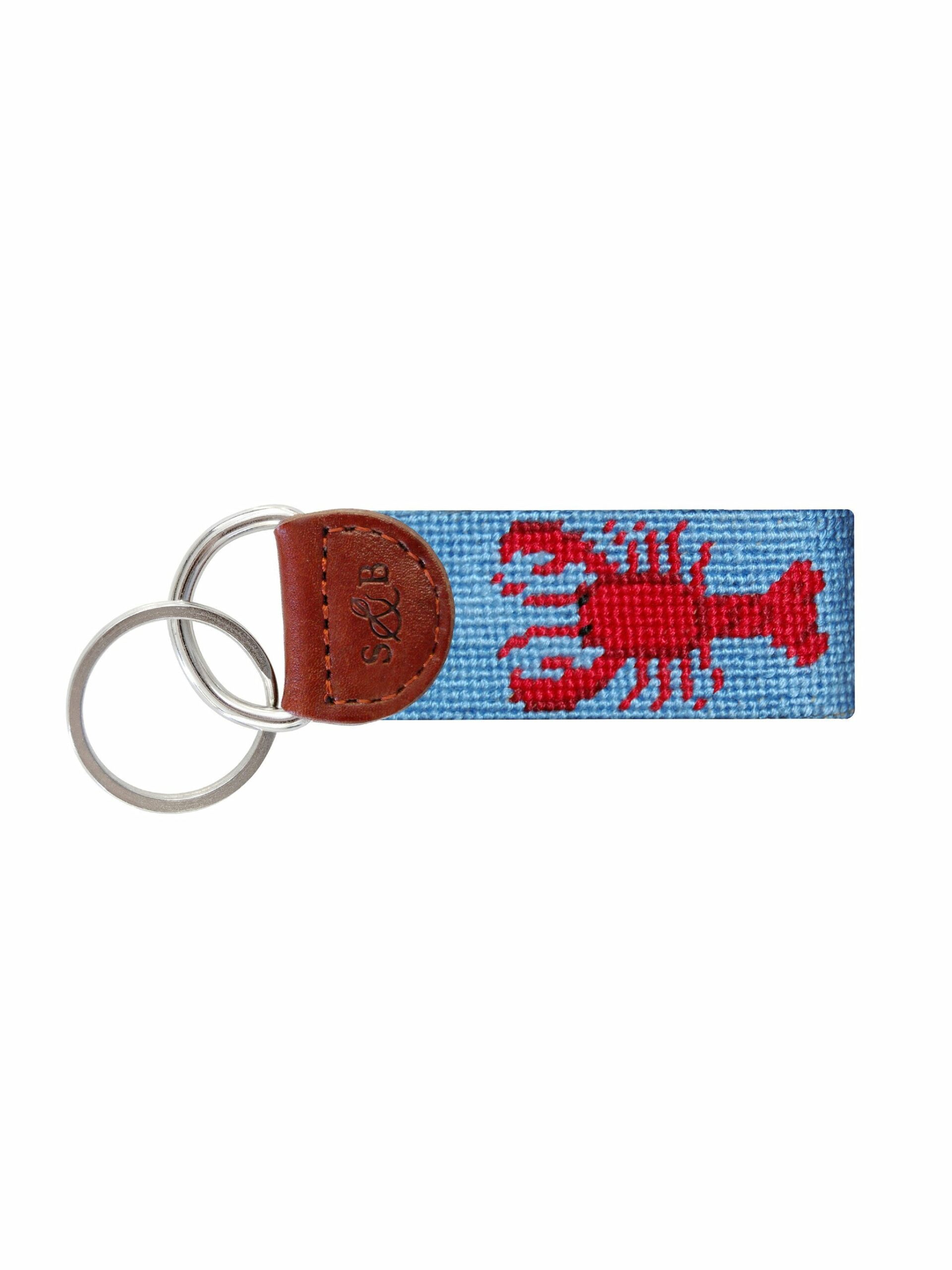 Smathers & Branson Needlepoint Key Fobs Marine