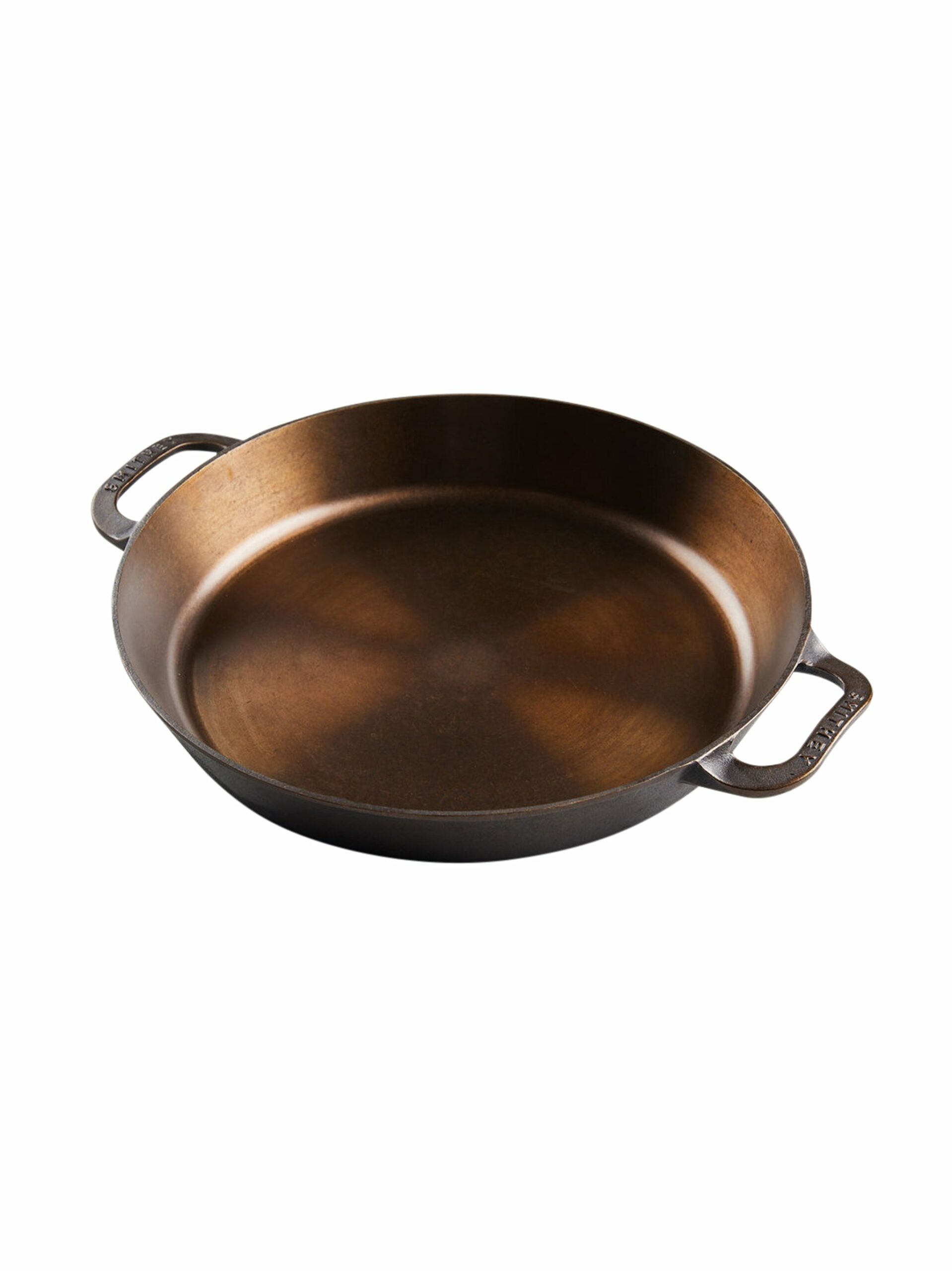 Smithey Cast-Iron Double-Handled Skillet