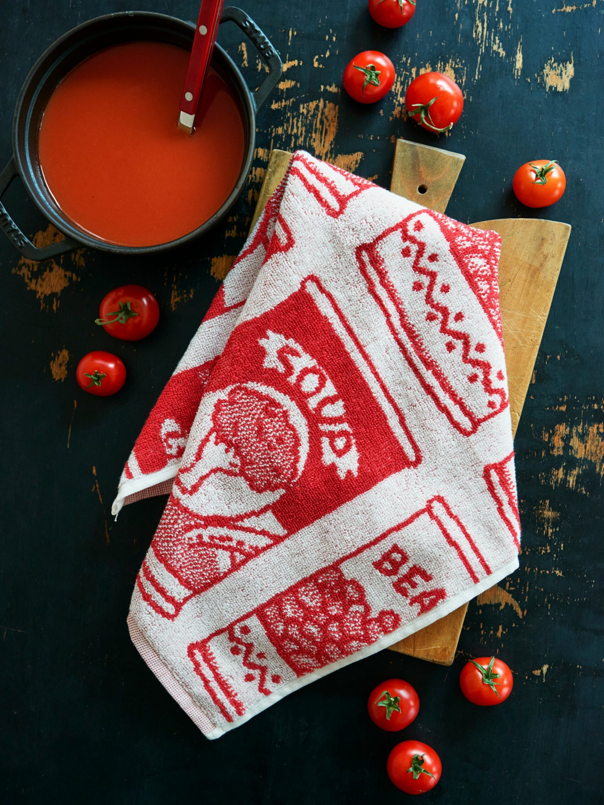 Soup Cans Kitchen Towel