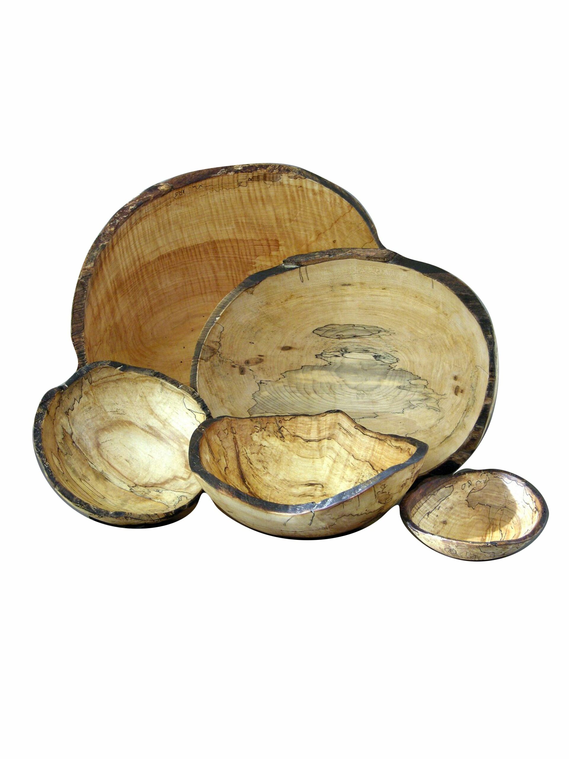 Spencer Peterman Spalted Maple Oval Bowl