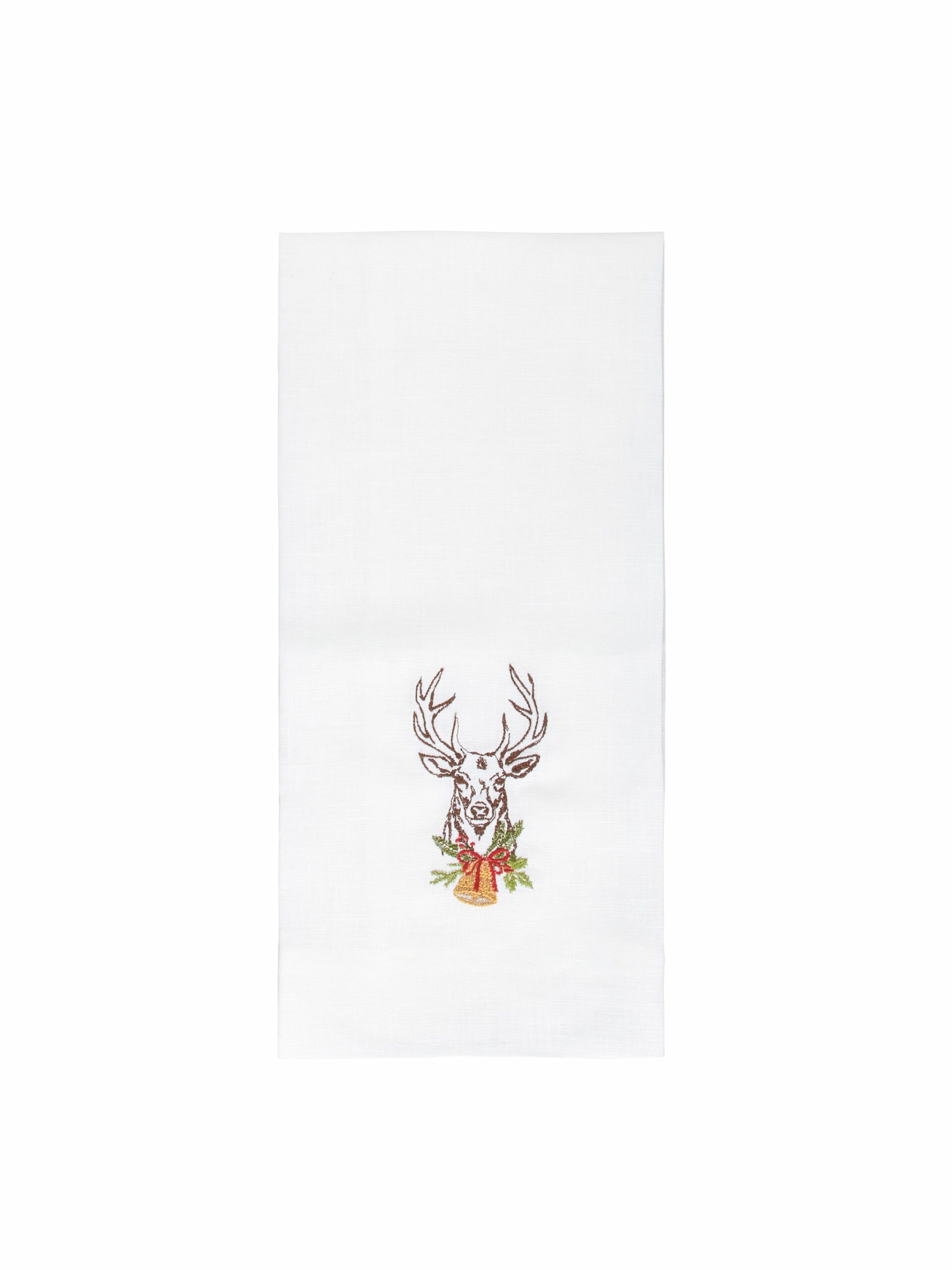 Stag Linen Hand Towel