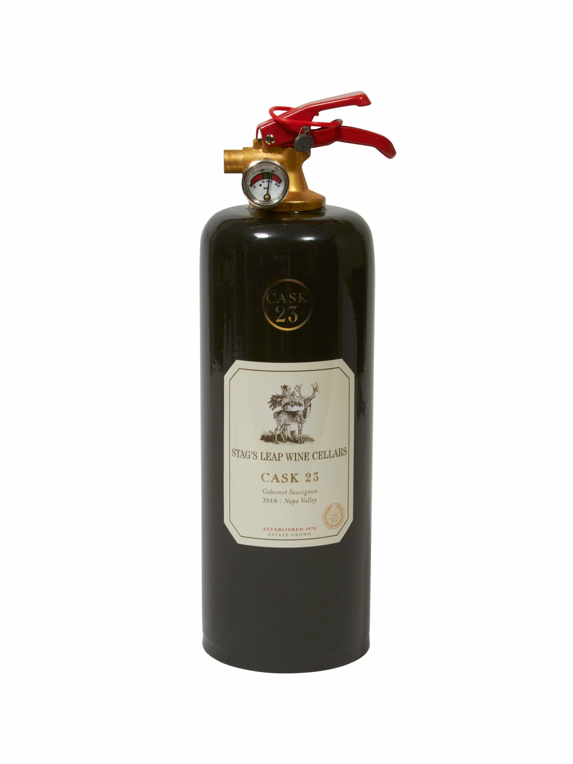 Stag’s Leap Wine Bottle Fire Extinguisher