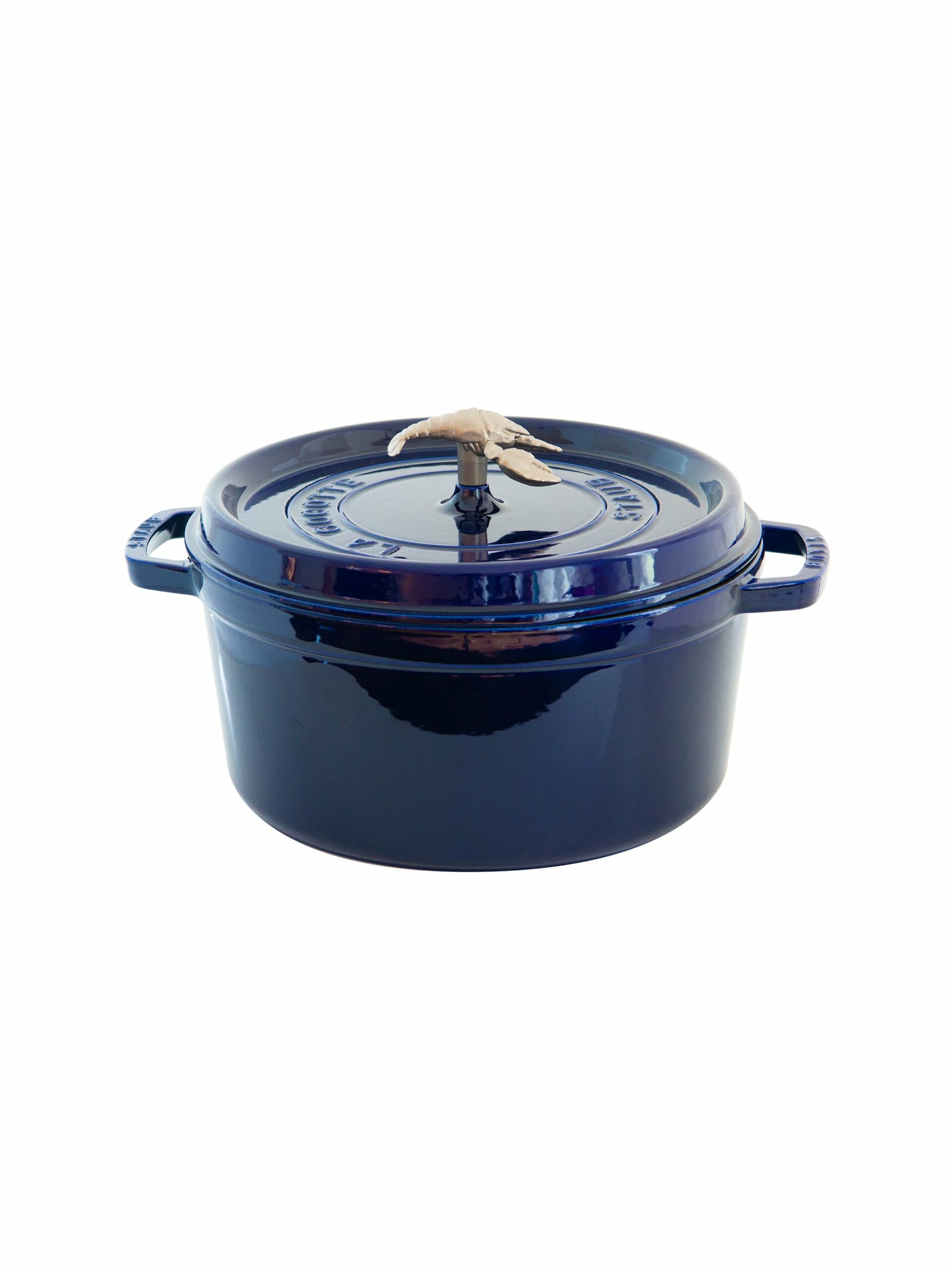 Staub Cast Iron Lobster 4 Quart Round Cocotte