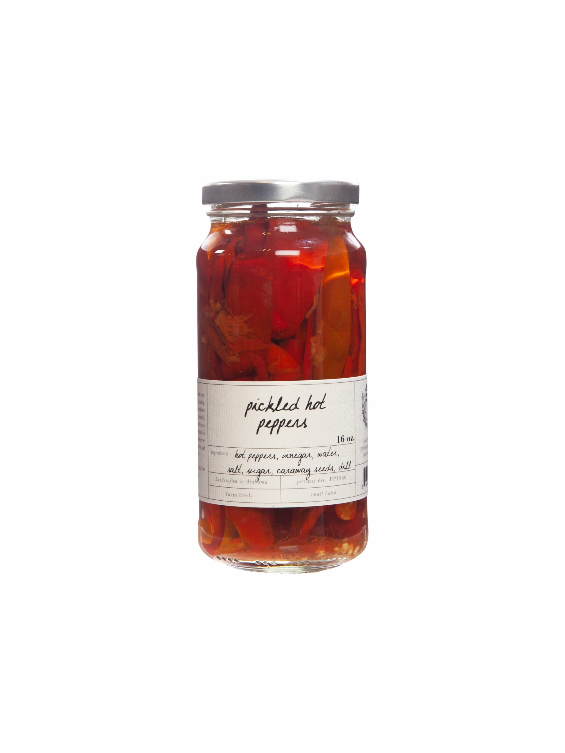 Stone Hollow Farmstead Pickled Jalapeno Hot Peppers