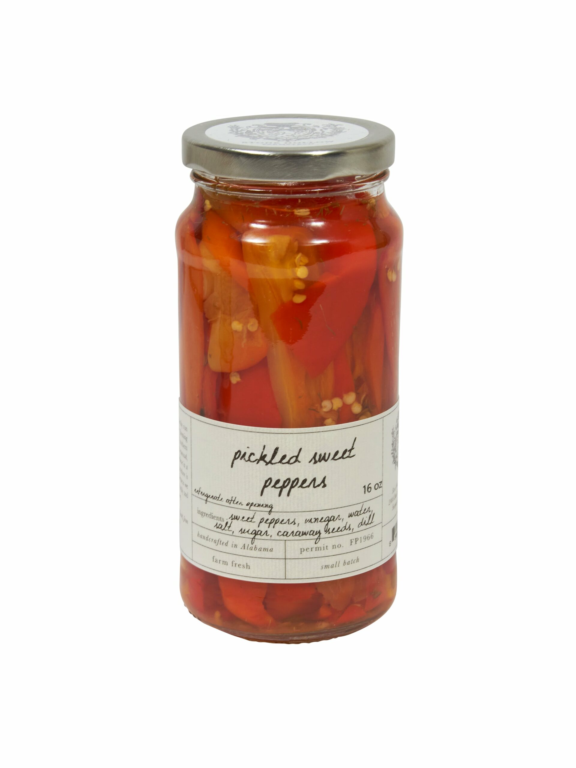 Stone Hollow Farmstead Pickled Seasonal Sweet Peppers