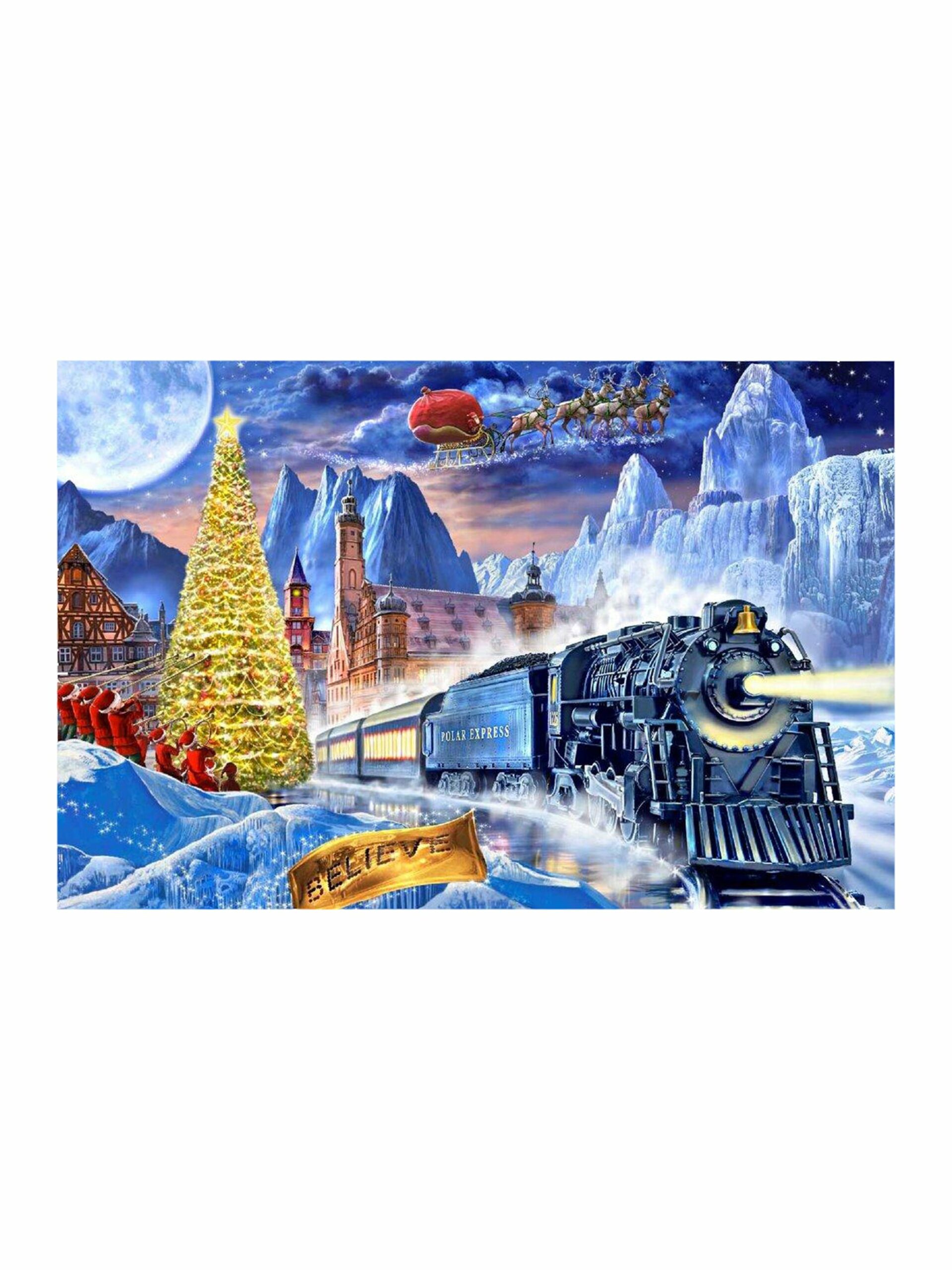 Polar Express Wood Puzzle