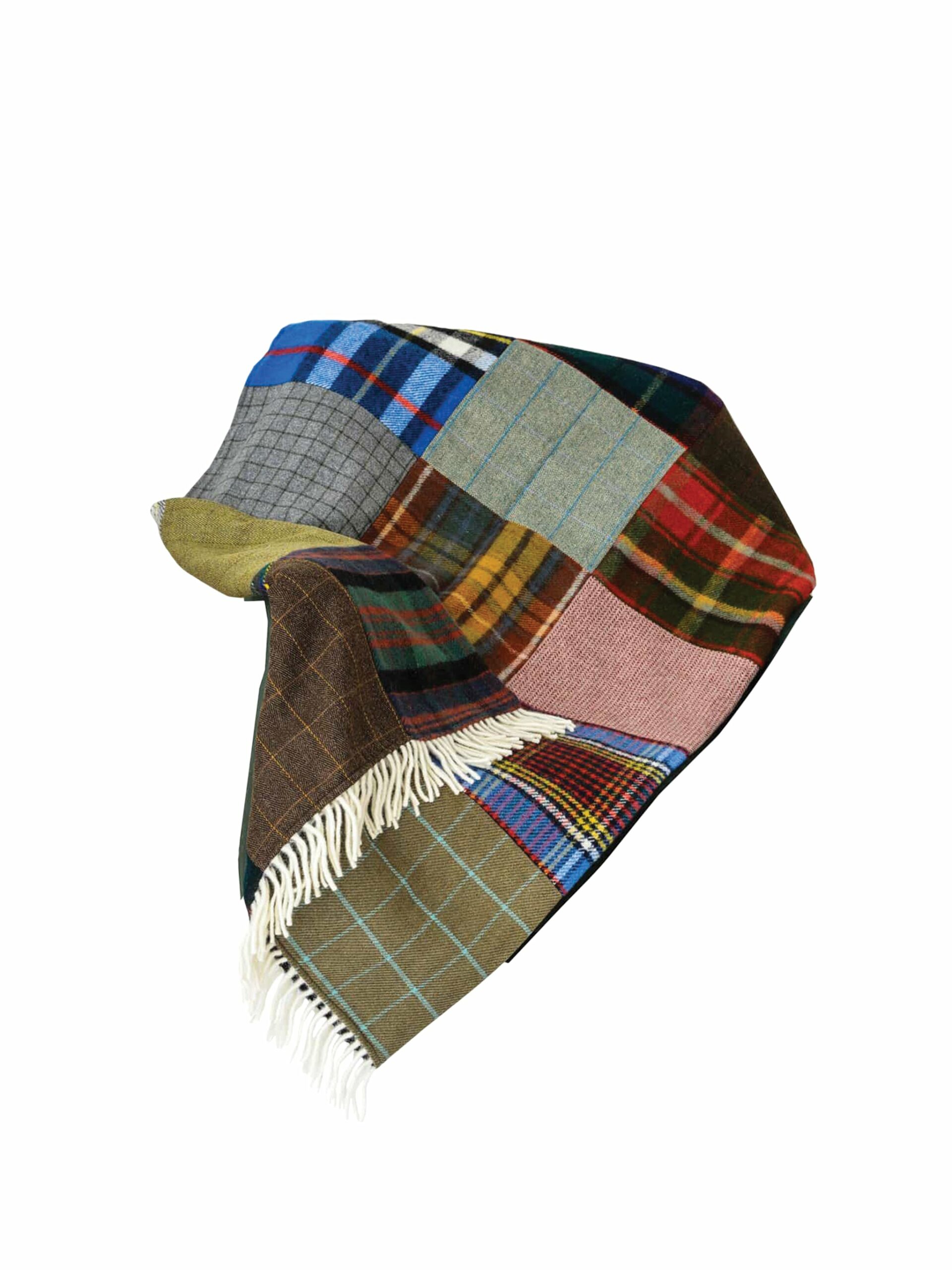 Tartan and Tweed Patchwork Throw