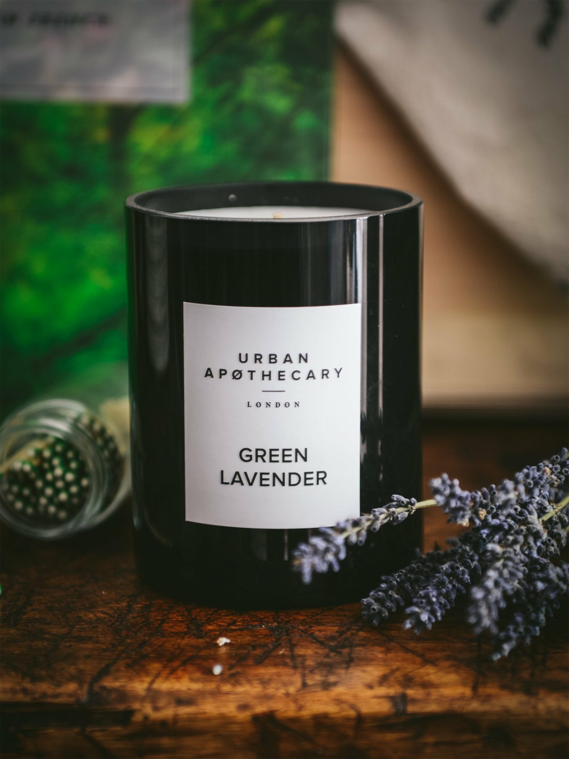 Urban Apothecary London Luxury Green Lavender Scented Candle