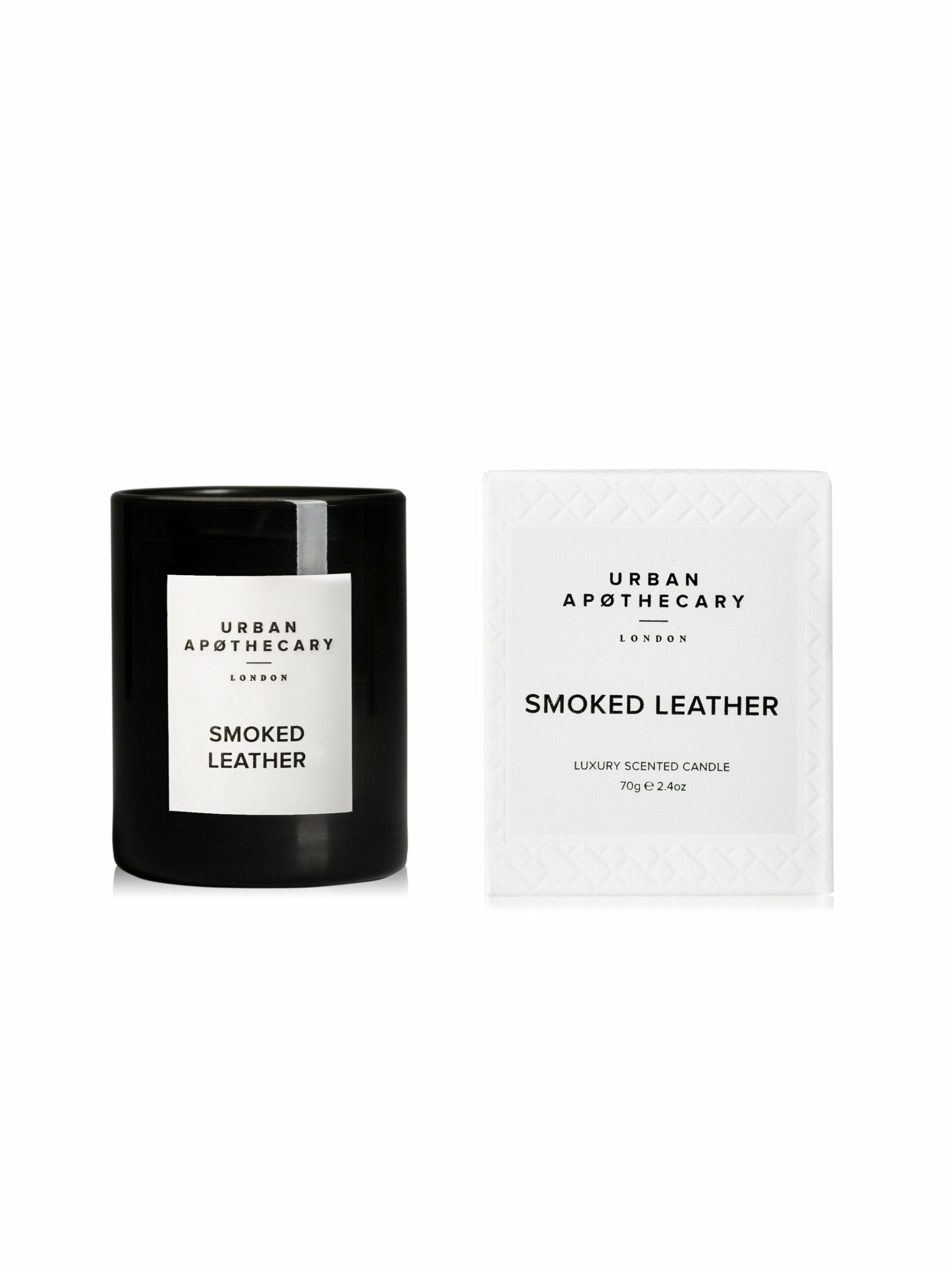 Urban Apothecary London Luxury Smoked Leather Scented Candle