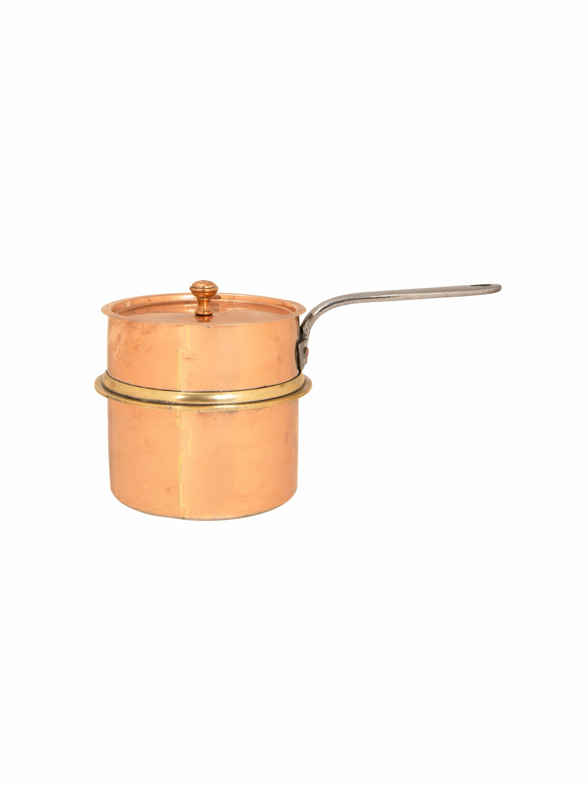 Vintage 1850s Copper Double Boiler