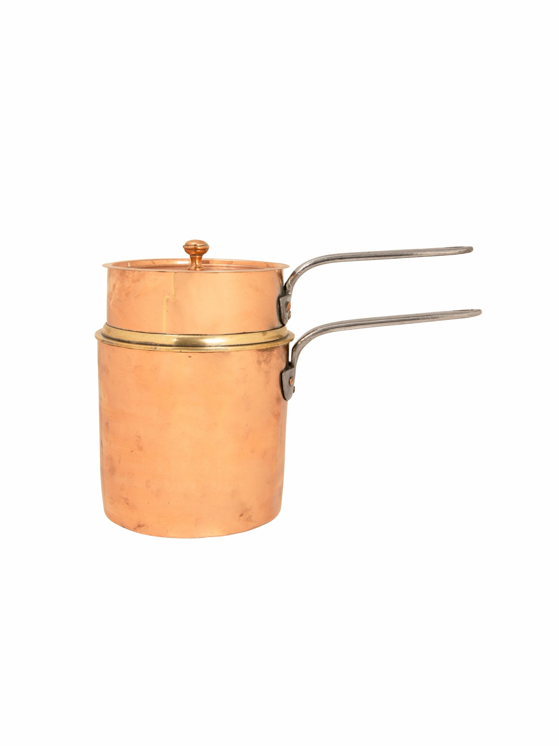 Vintage 1850s Copper Double Boiler