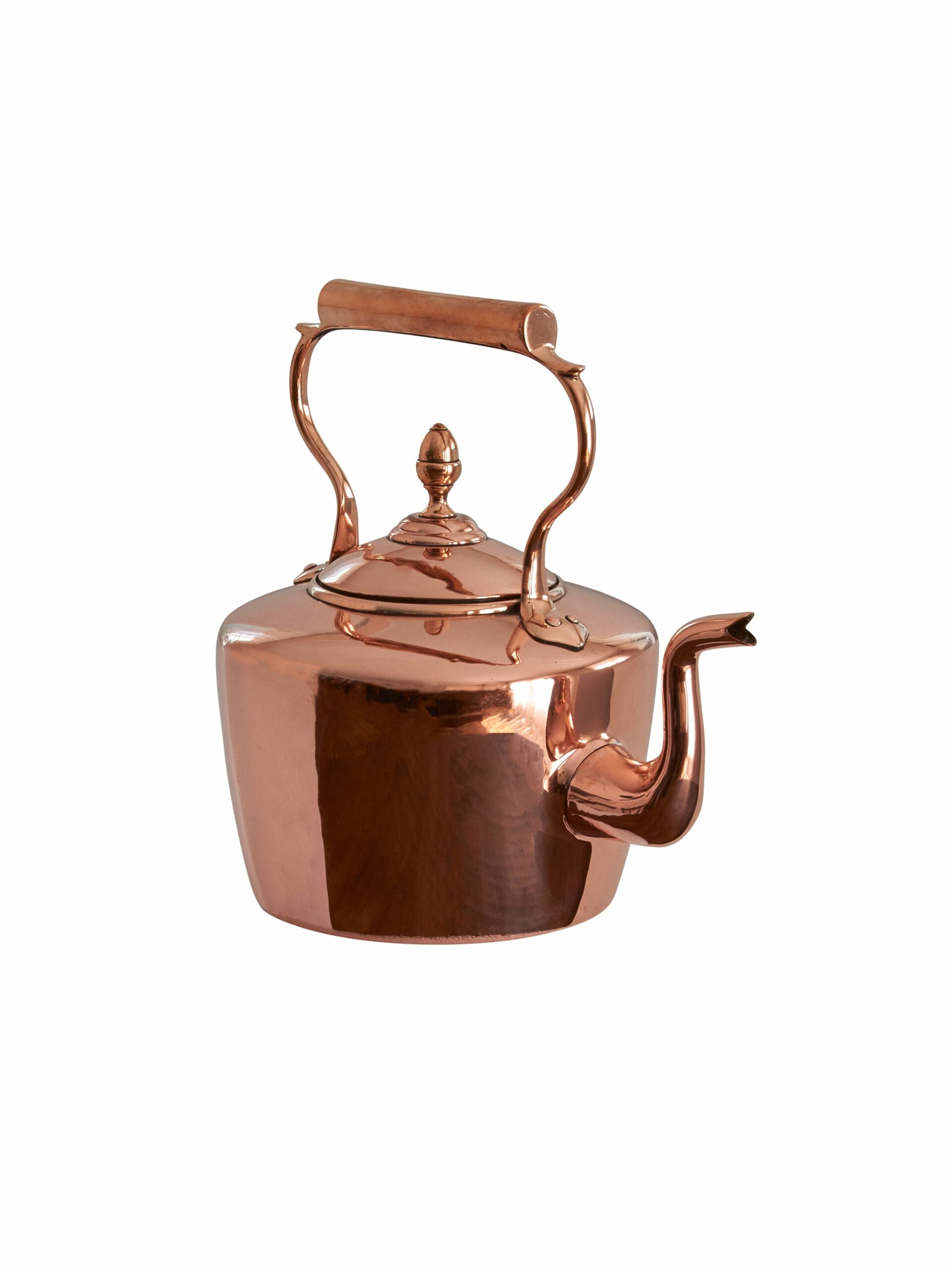 Vintage 1870s Edward Villers Wilkes Copper Kettle