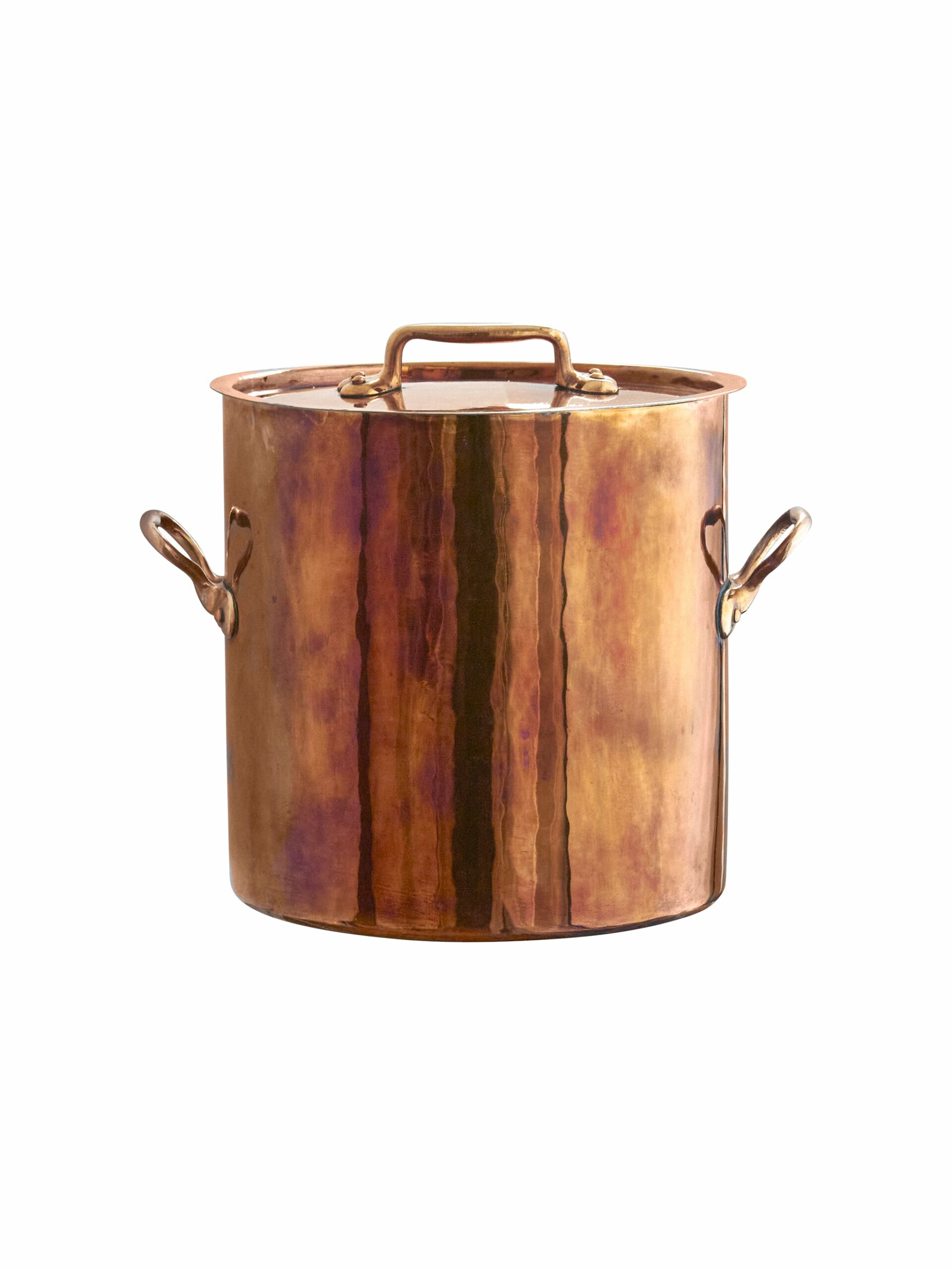 Vintage 1870s French Copper Lidded Stockpot