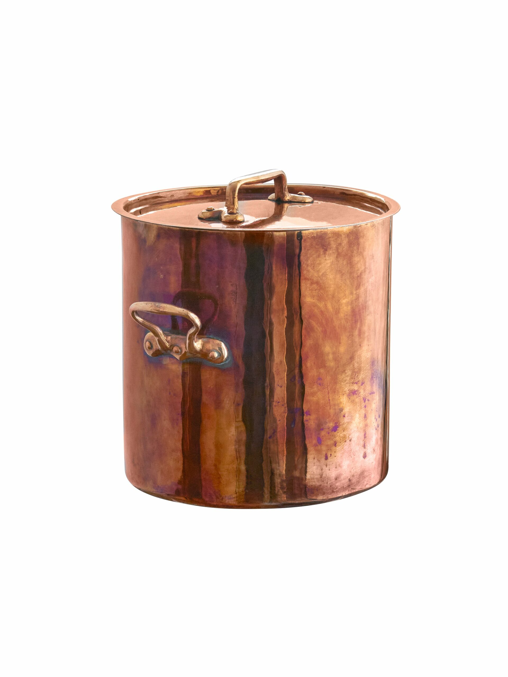 Vintage 1870s French Copper Lidded Stockpot