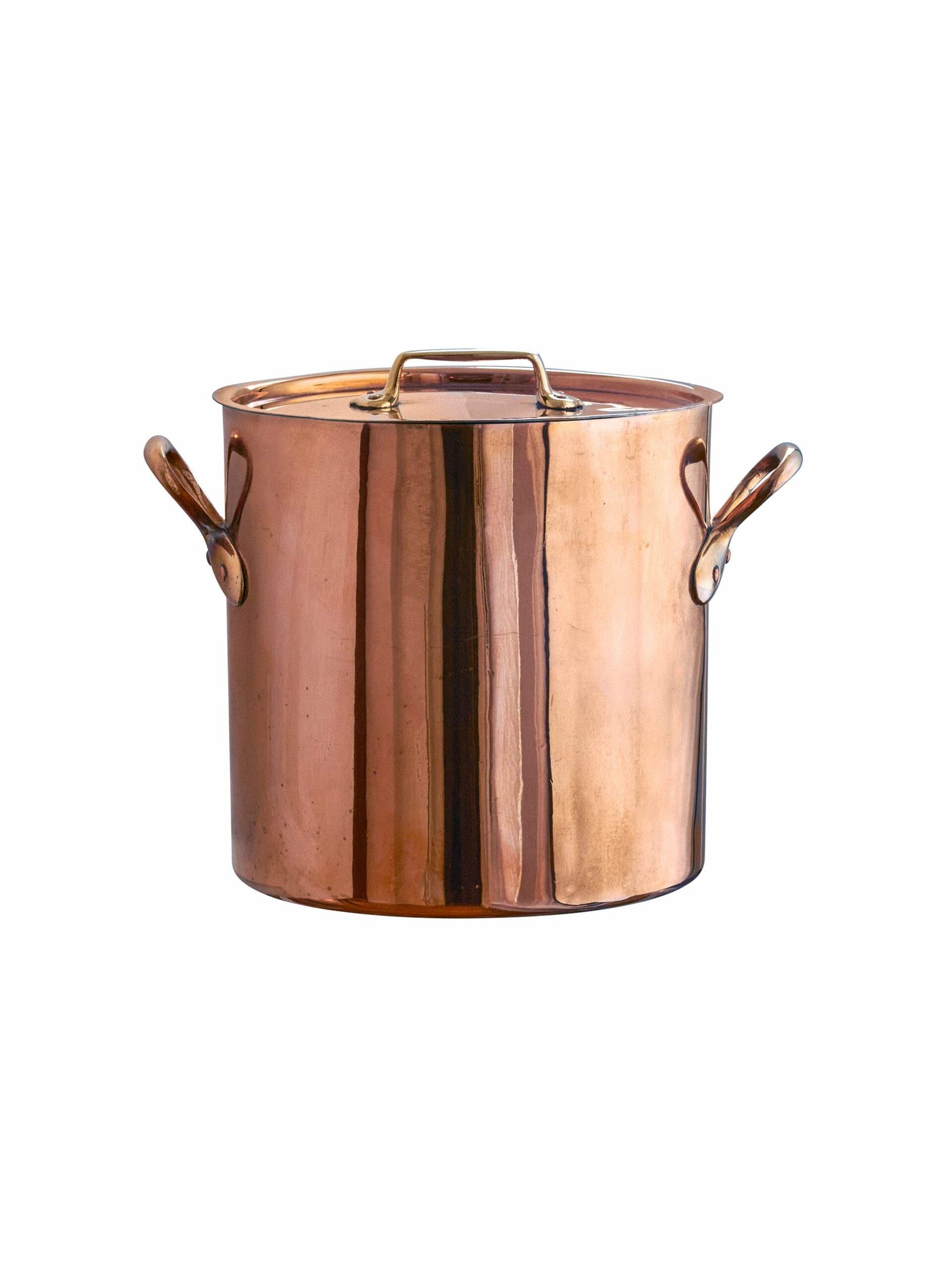 Vintage 1870s Large French Copper Stockpot