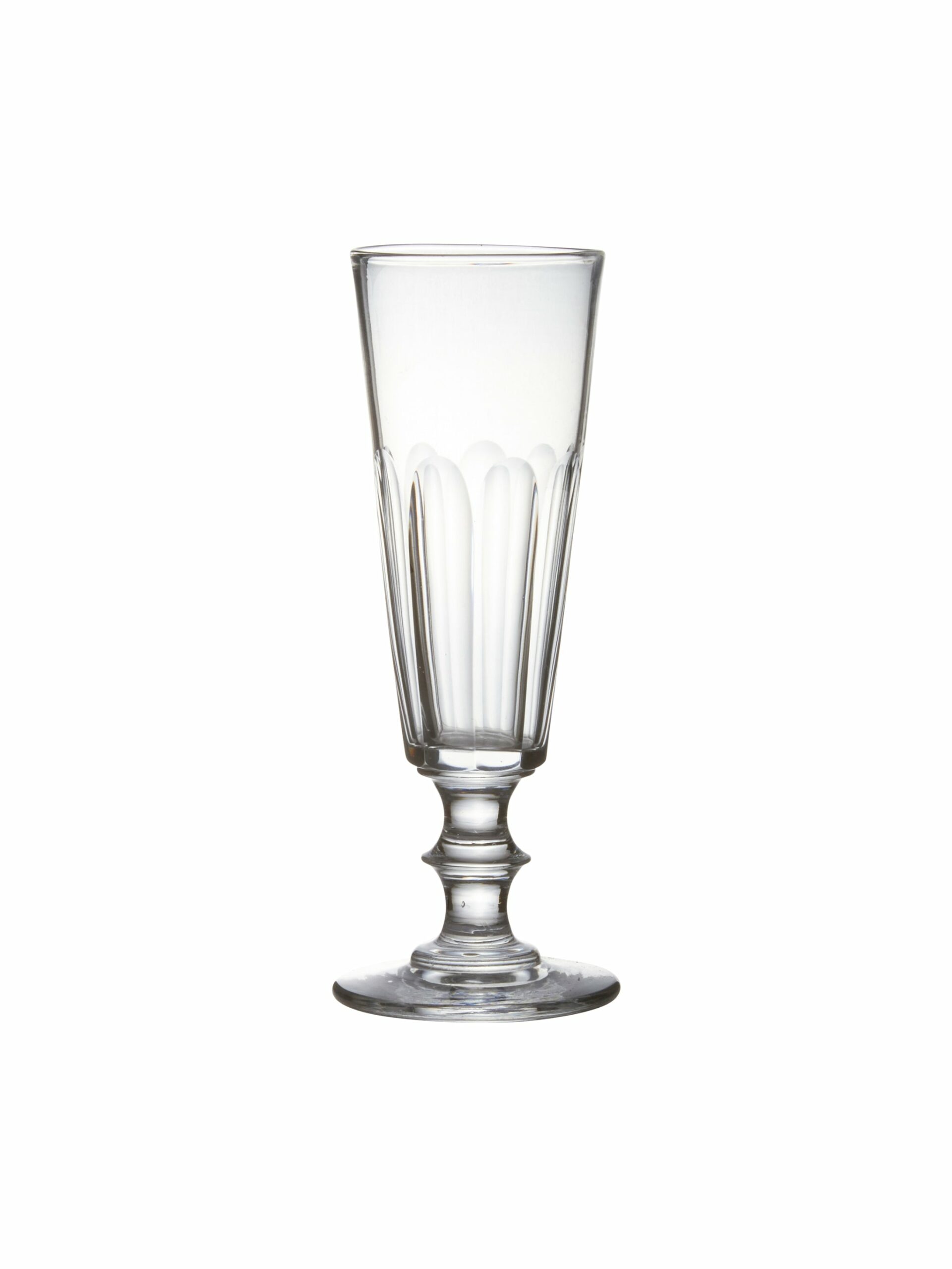 Vintage 1880s Crystal Champagne Flutes