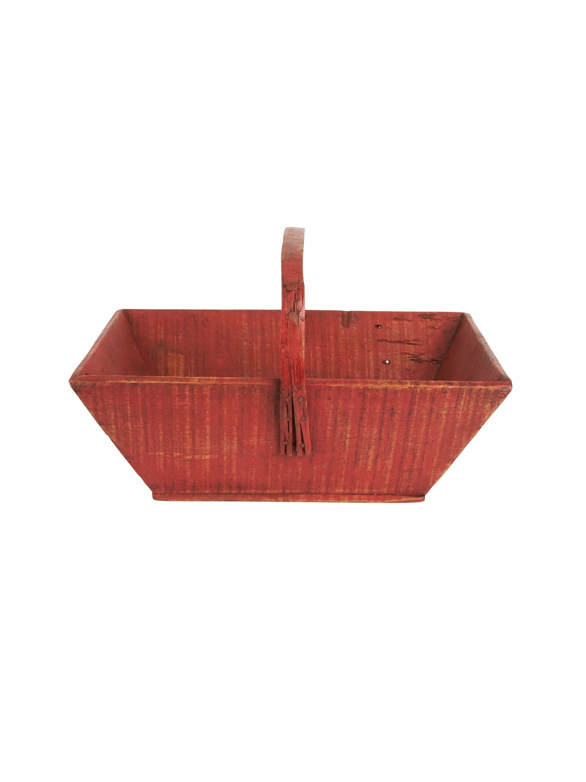 Vintage 1900 Red English Garden Trug