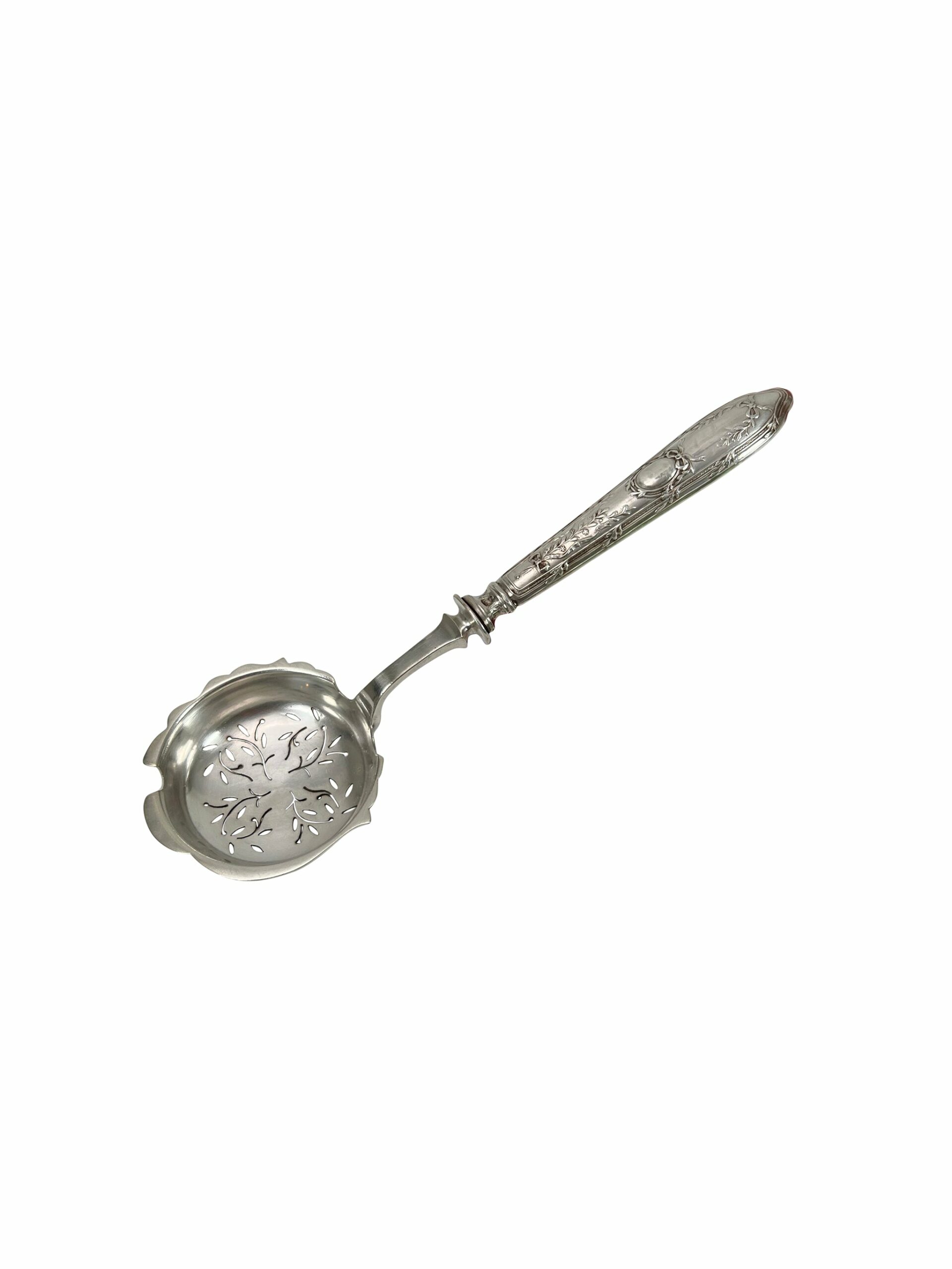 Vintage 1910s Silver Plate Tea Strainer