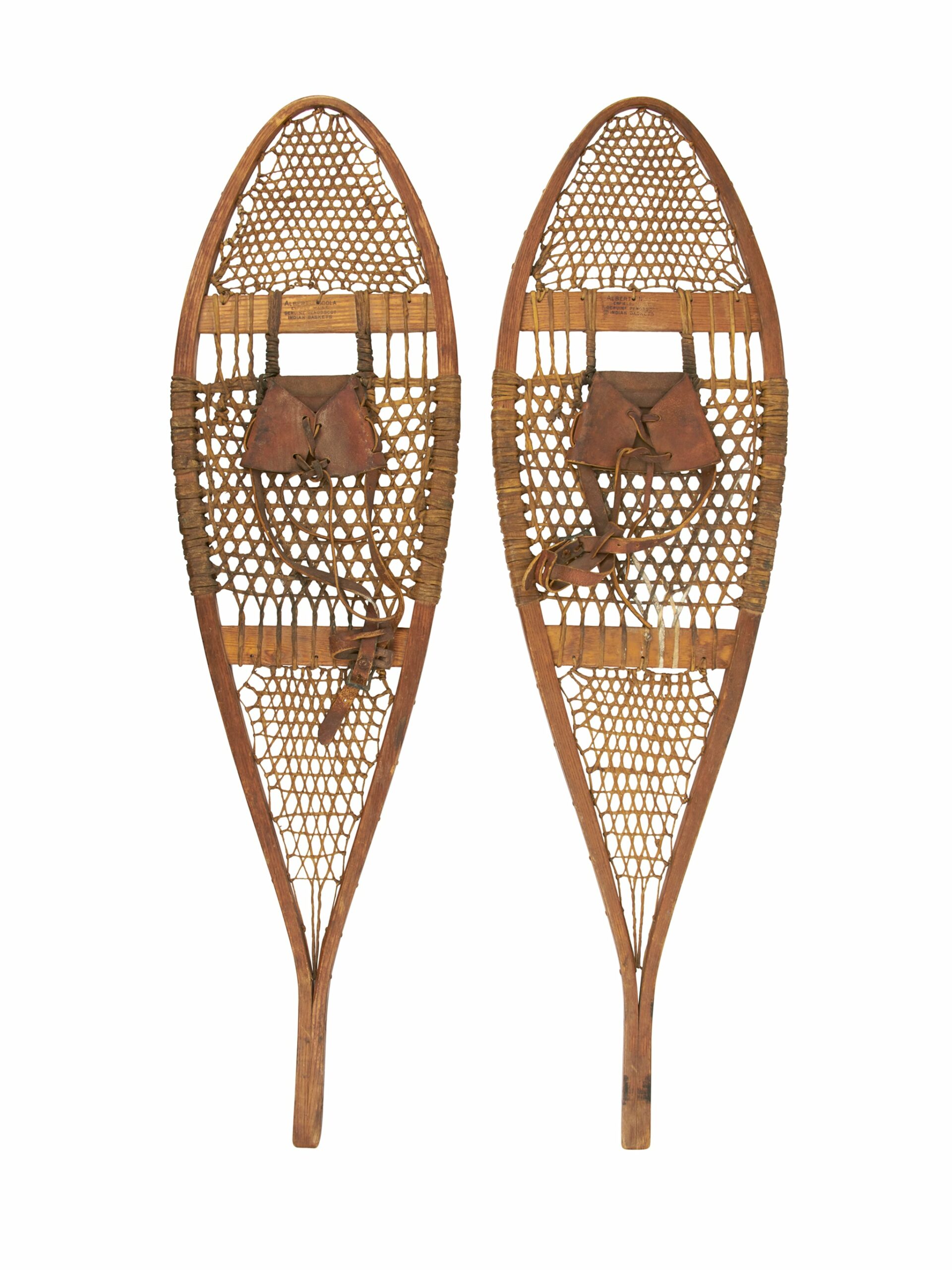 Vintage 1920s Albert Nicola Snowshoes