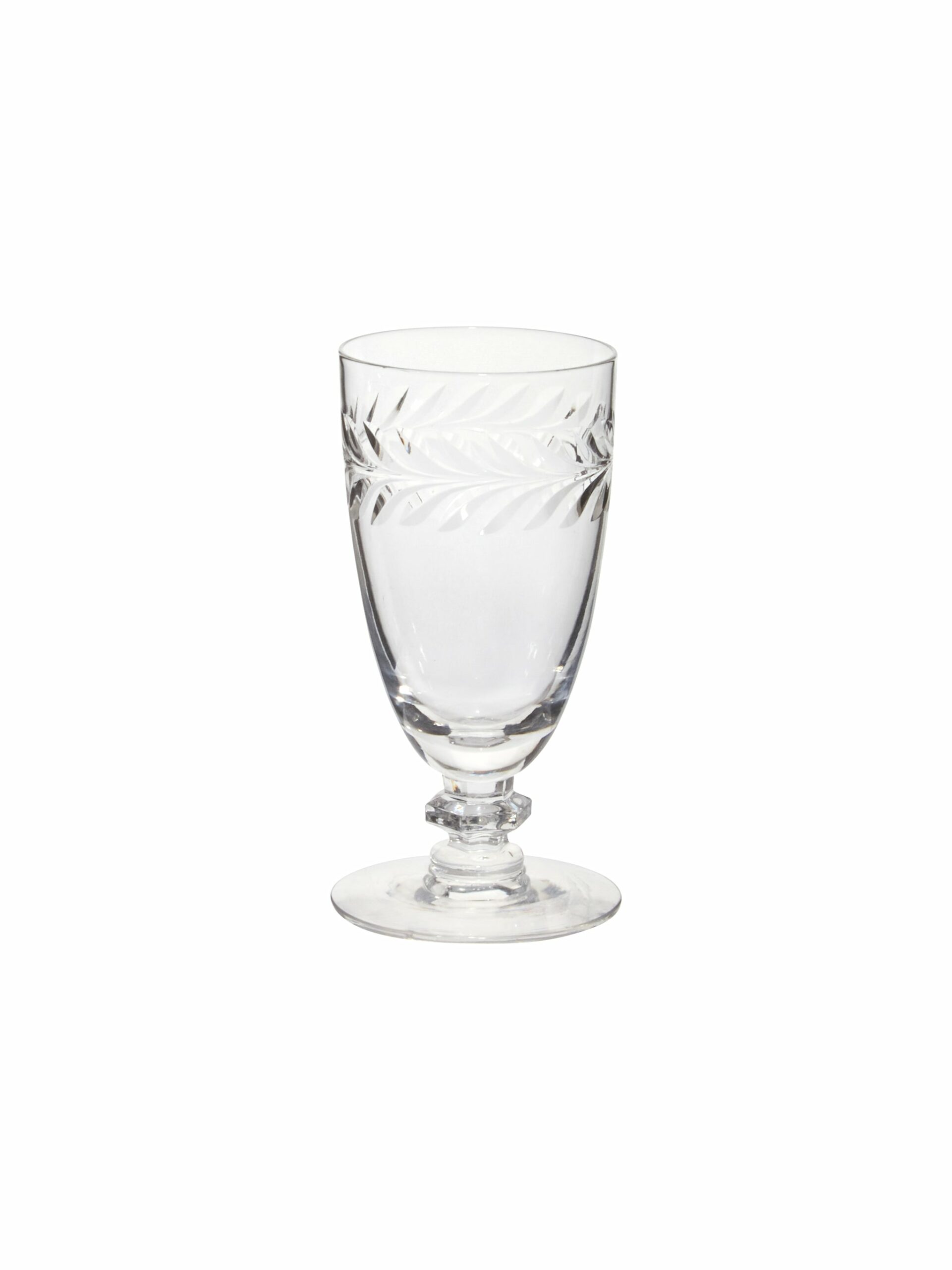 Vintage 1930s American Cut Crystal Glasses