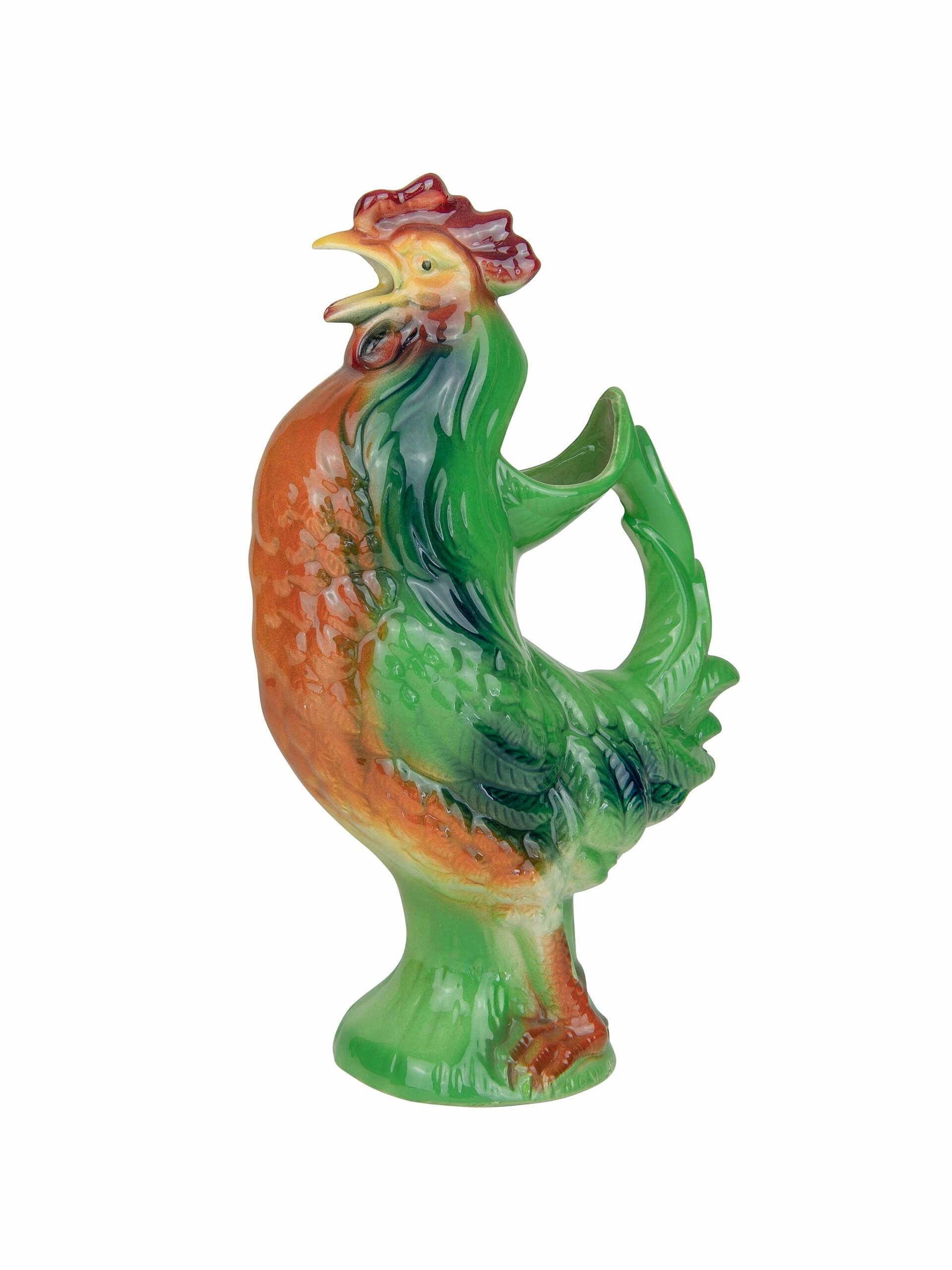 Vintage 1930s St. Clement Rooster Pitcher