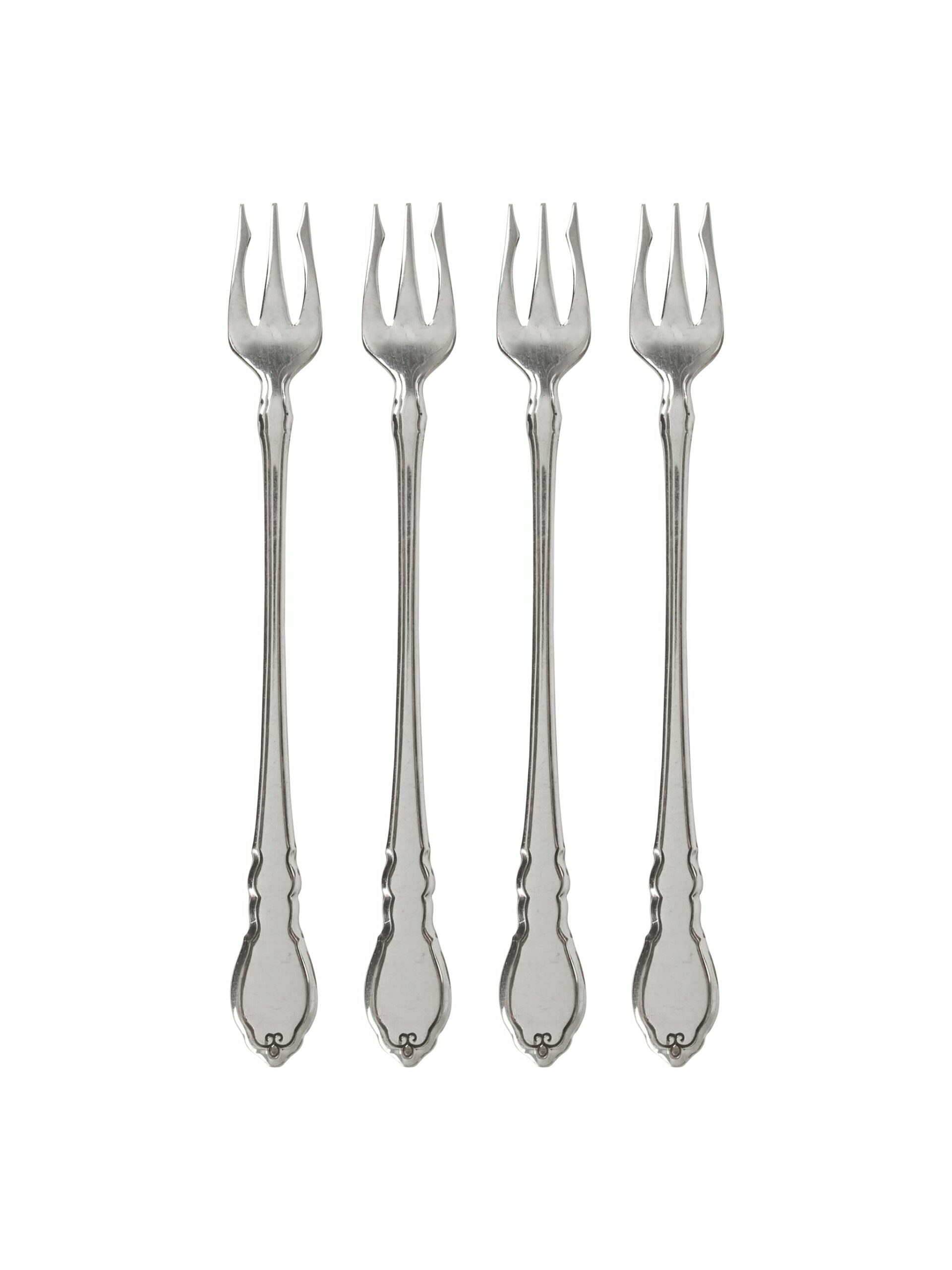 Vintage 1940s Alouette Trident Oyster Forks