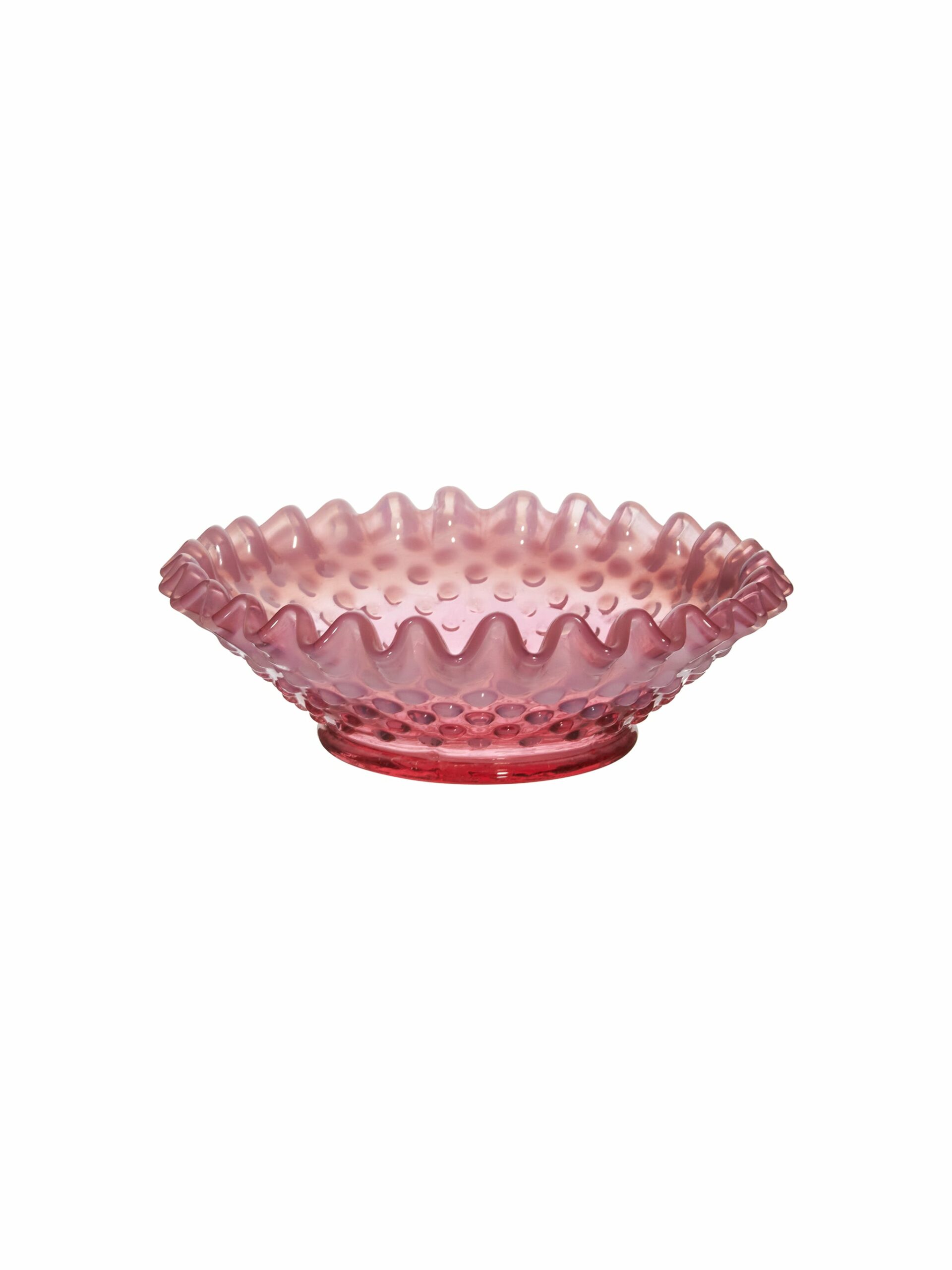 Vintage 1940s Cranberry Dessert Bowls