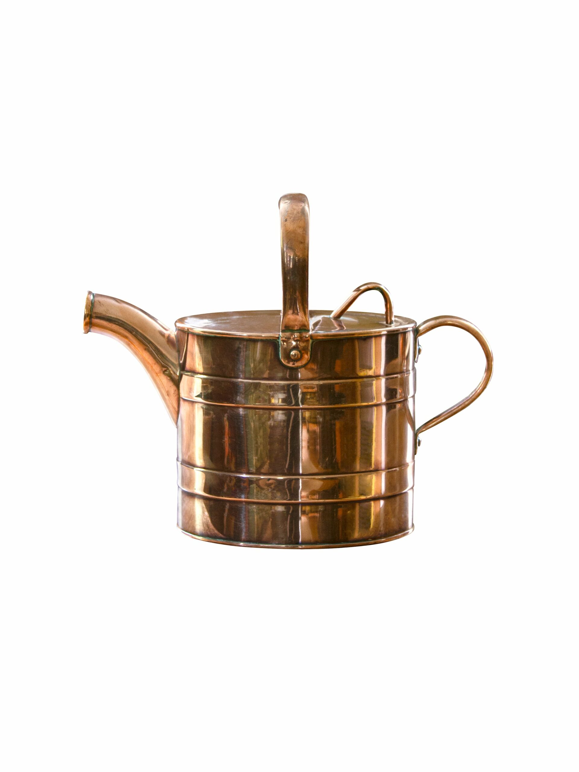 Vintage 1940s English Copper Watering Can