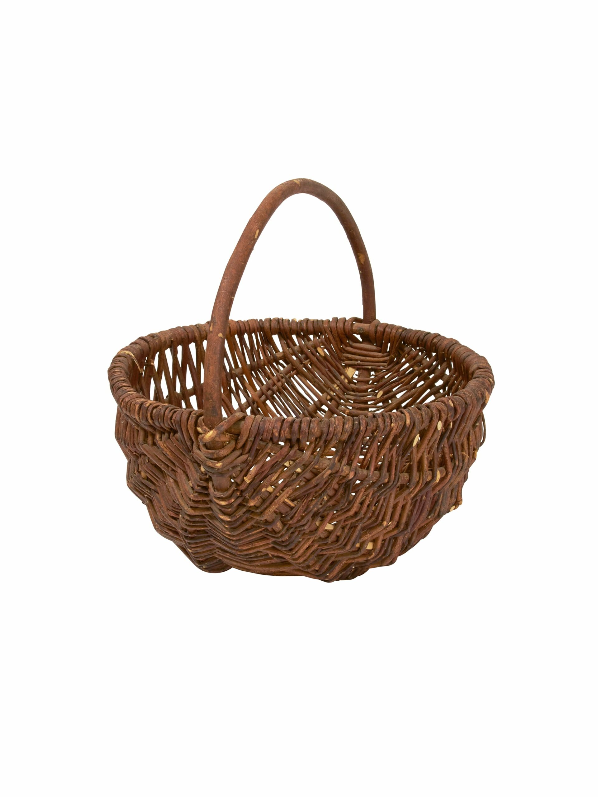 Vintage 19th Century French Foraging Basket