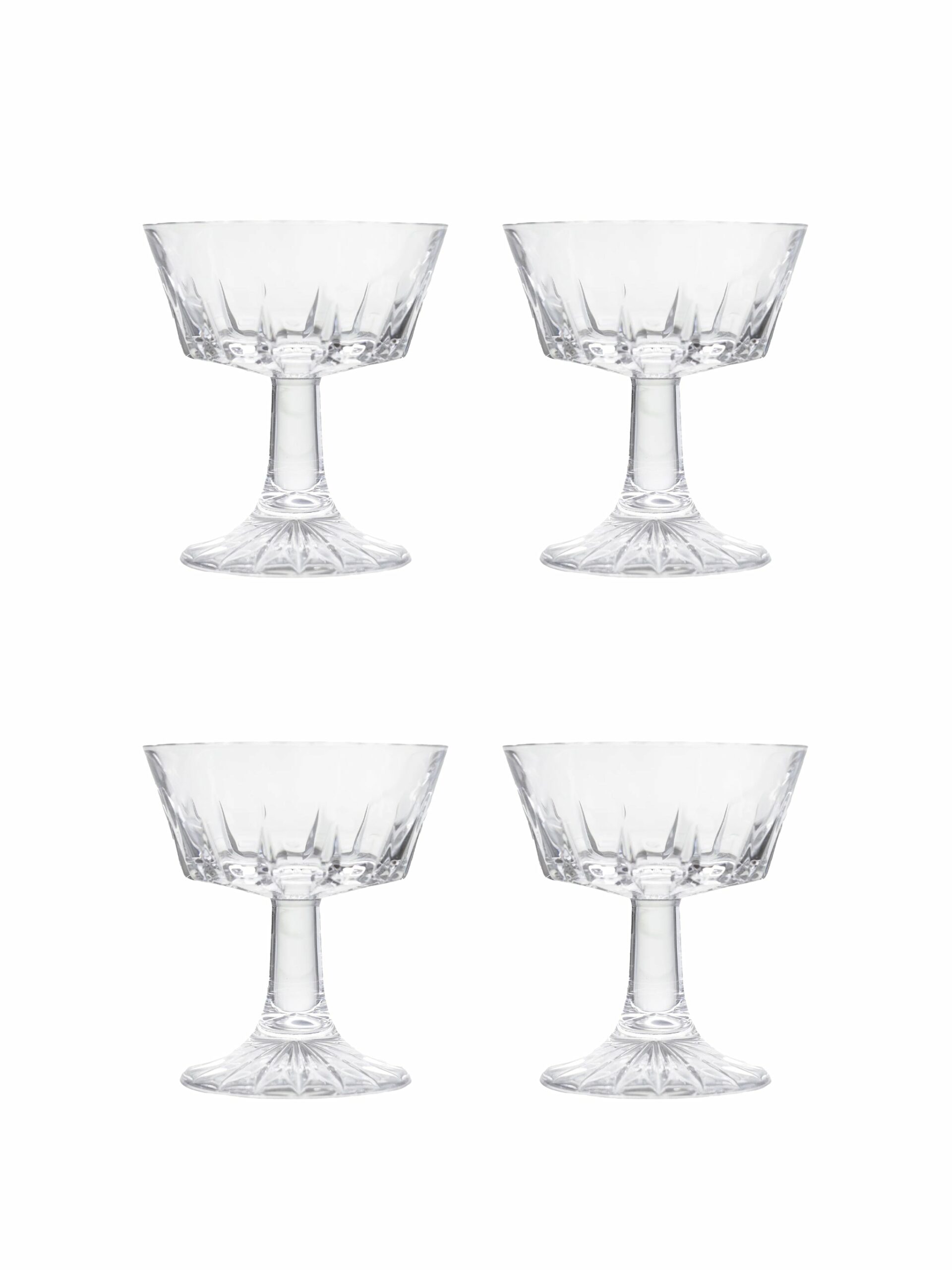 Vintage American Cocktail Coupes