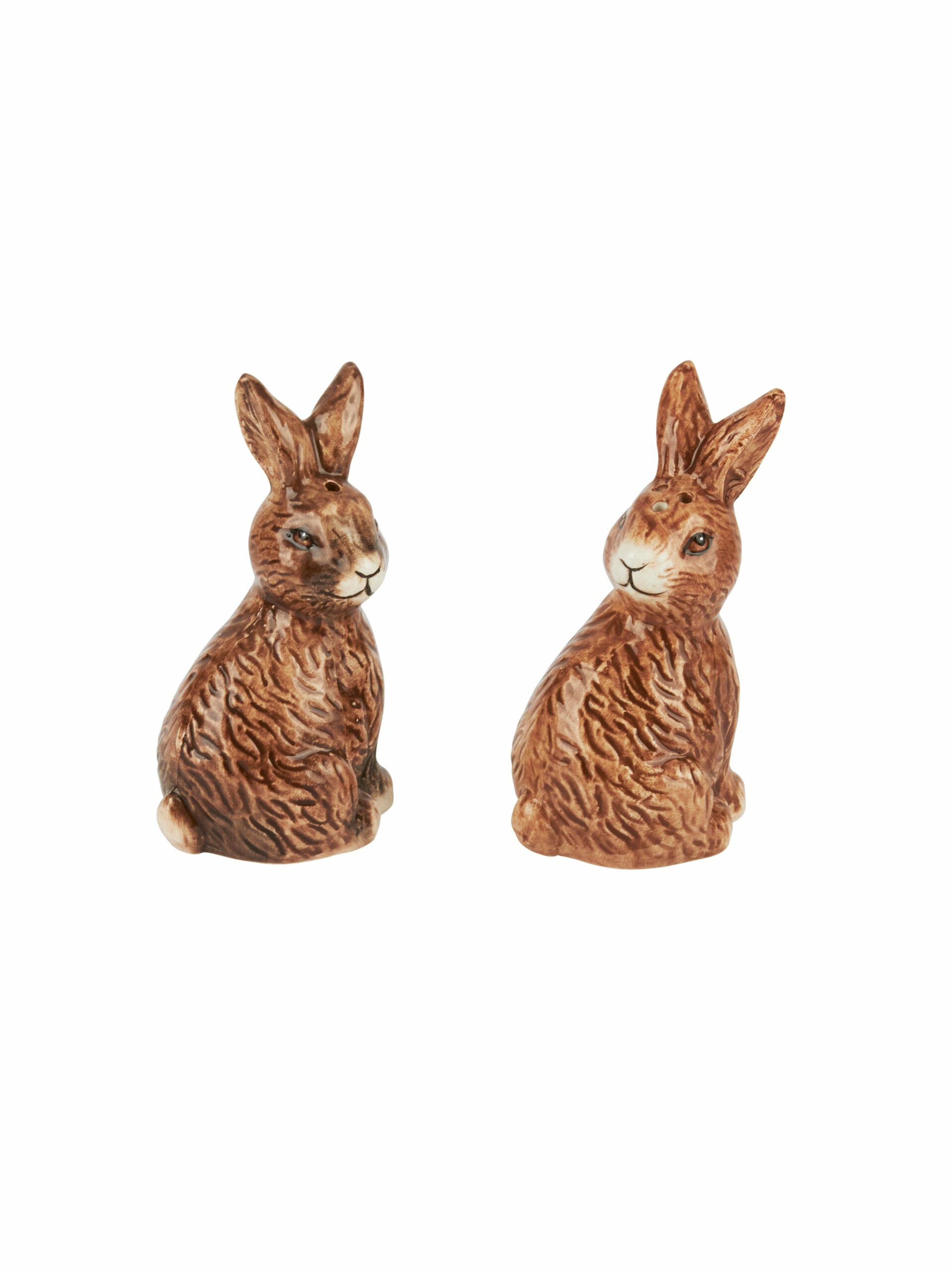 Vintage Ceramic Rabbit Salt & Pepper Shakers