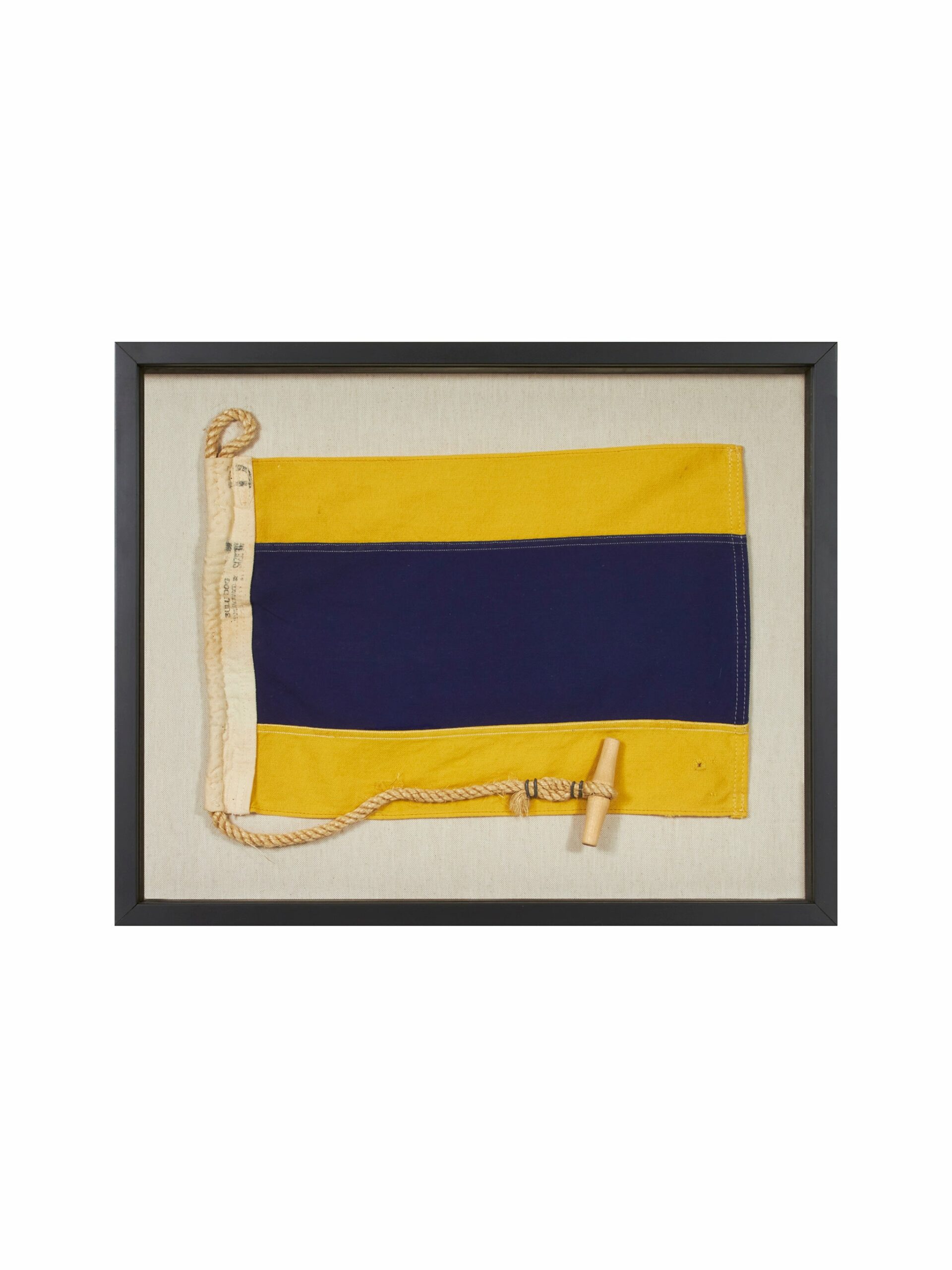 Vintage 1930s International Code Sailing Flag D