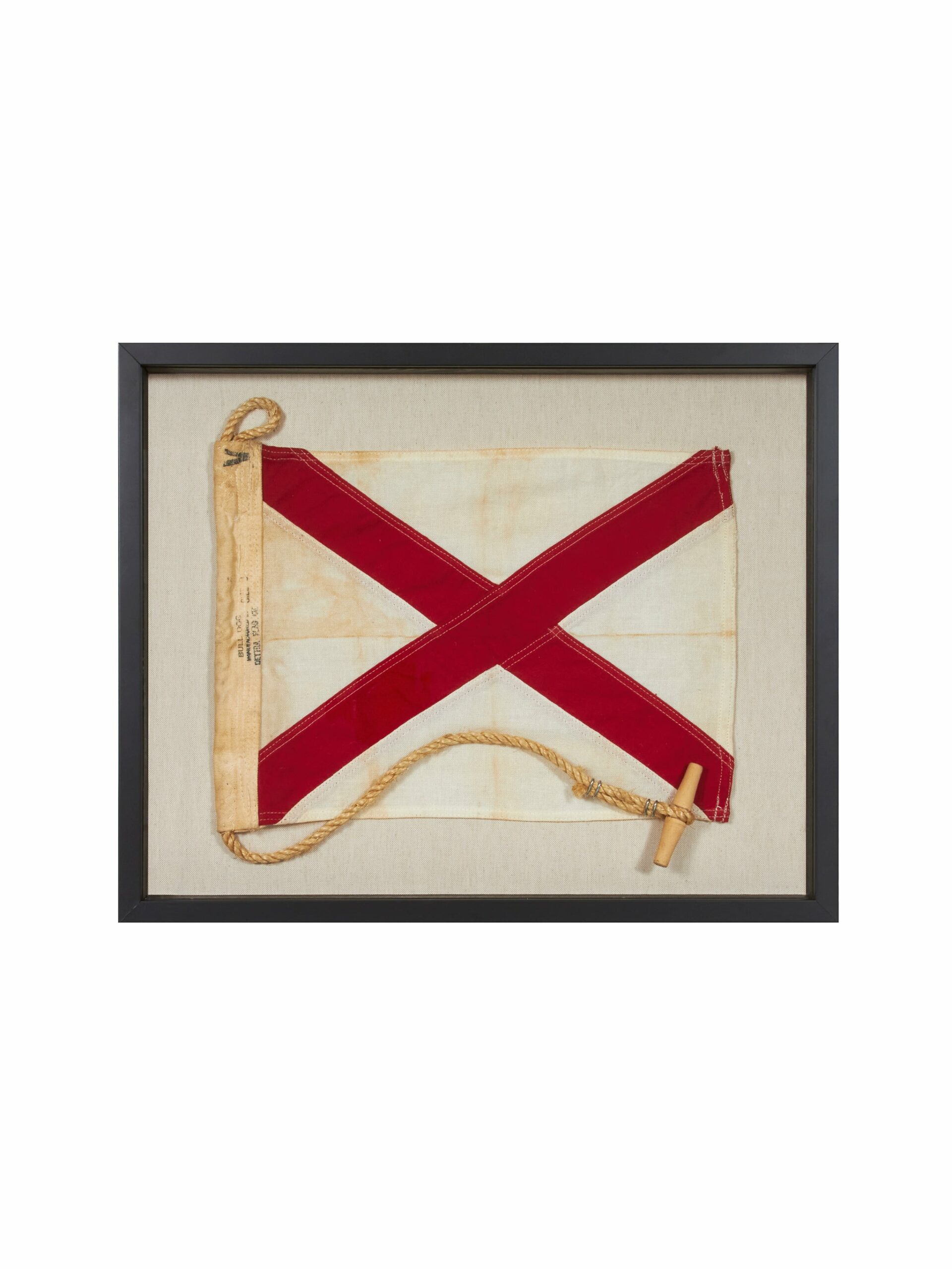 Vintage 1930s International Code Sailing Flag V