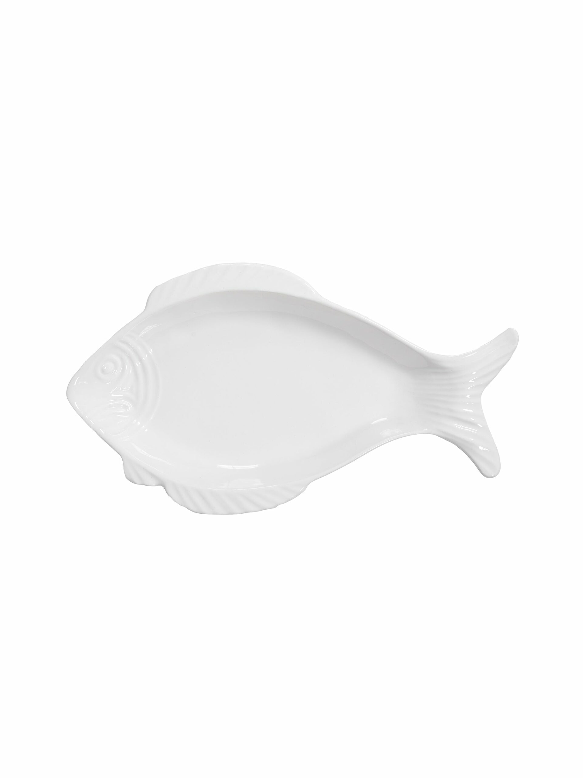 Vintage Retro White Fish Platter