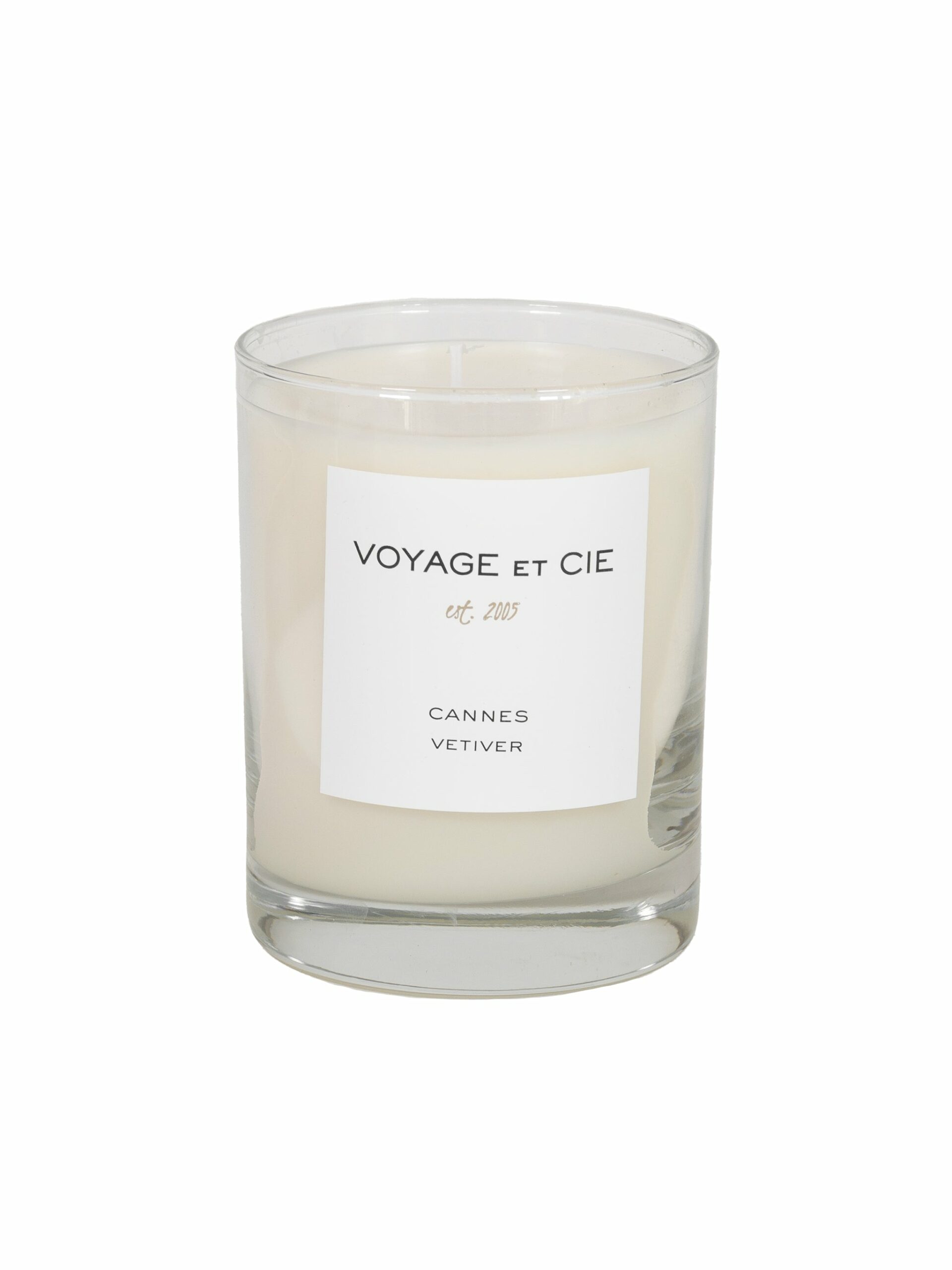 Voyage et Cie Cannes Vetiver Candle Collection