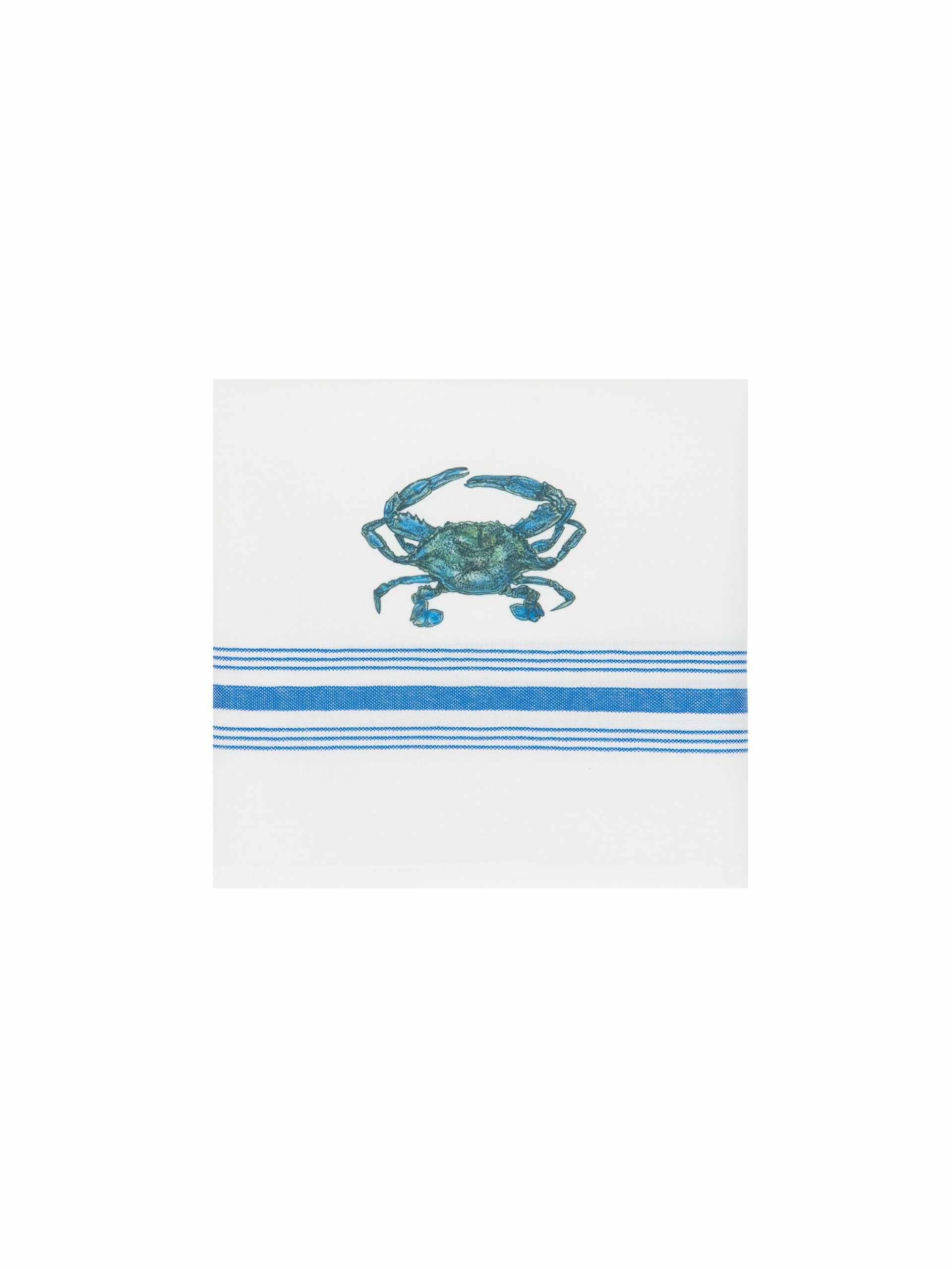 Bistro Crab Blue Striped Napkins