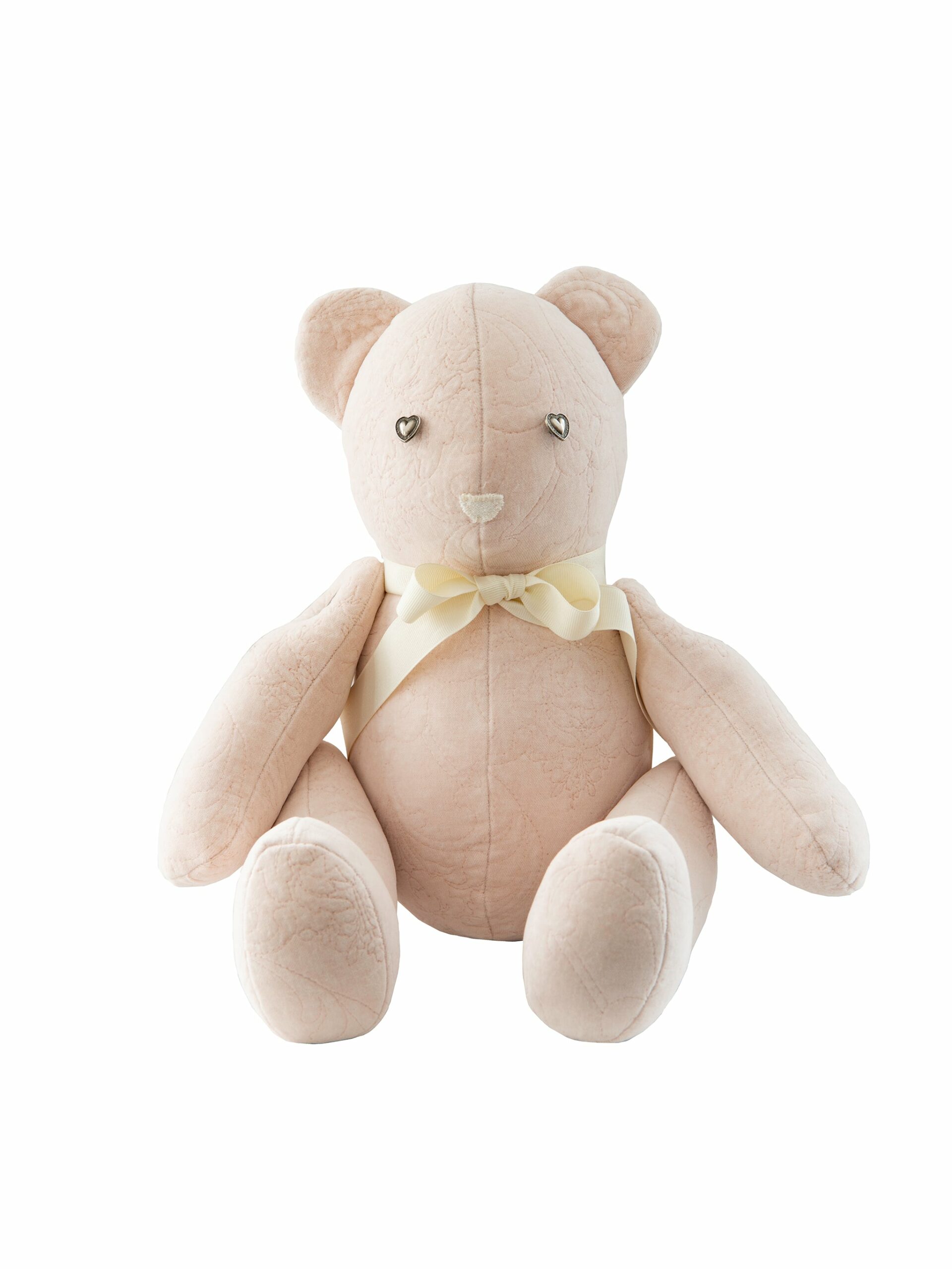 Heirloom Champagne Damask Teddy Bear