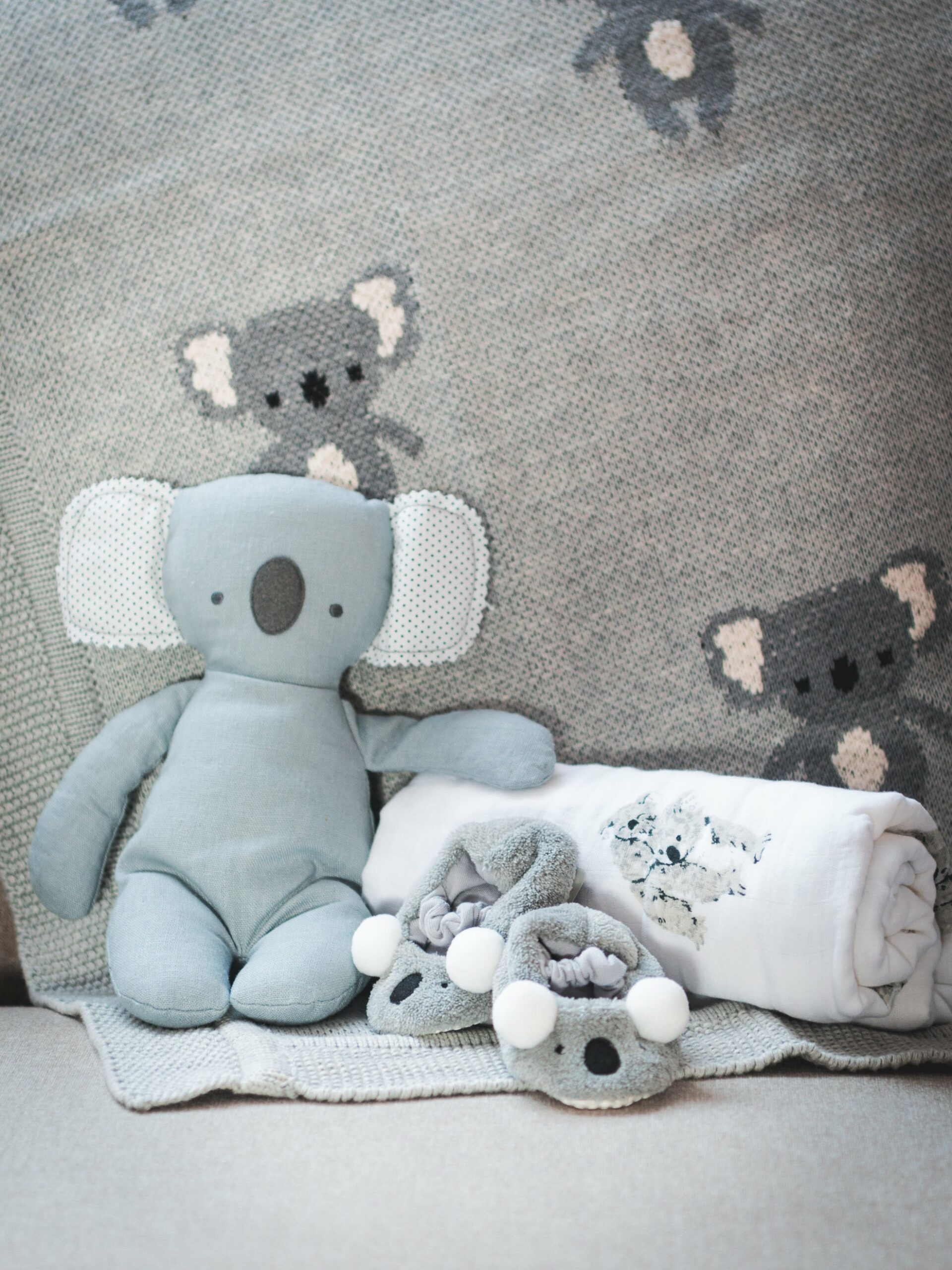 Baby Koala Gift Box Grey