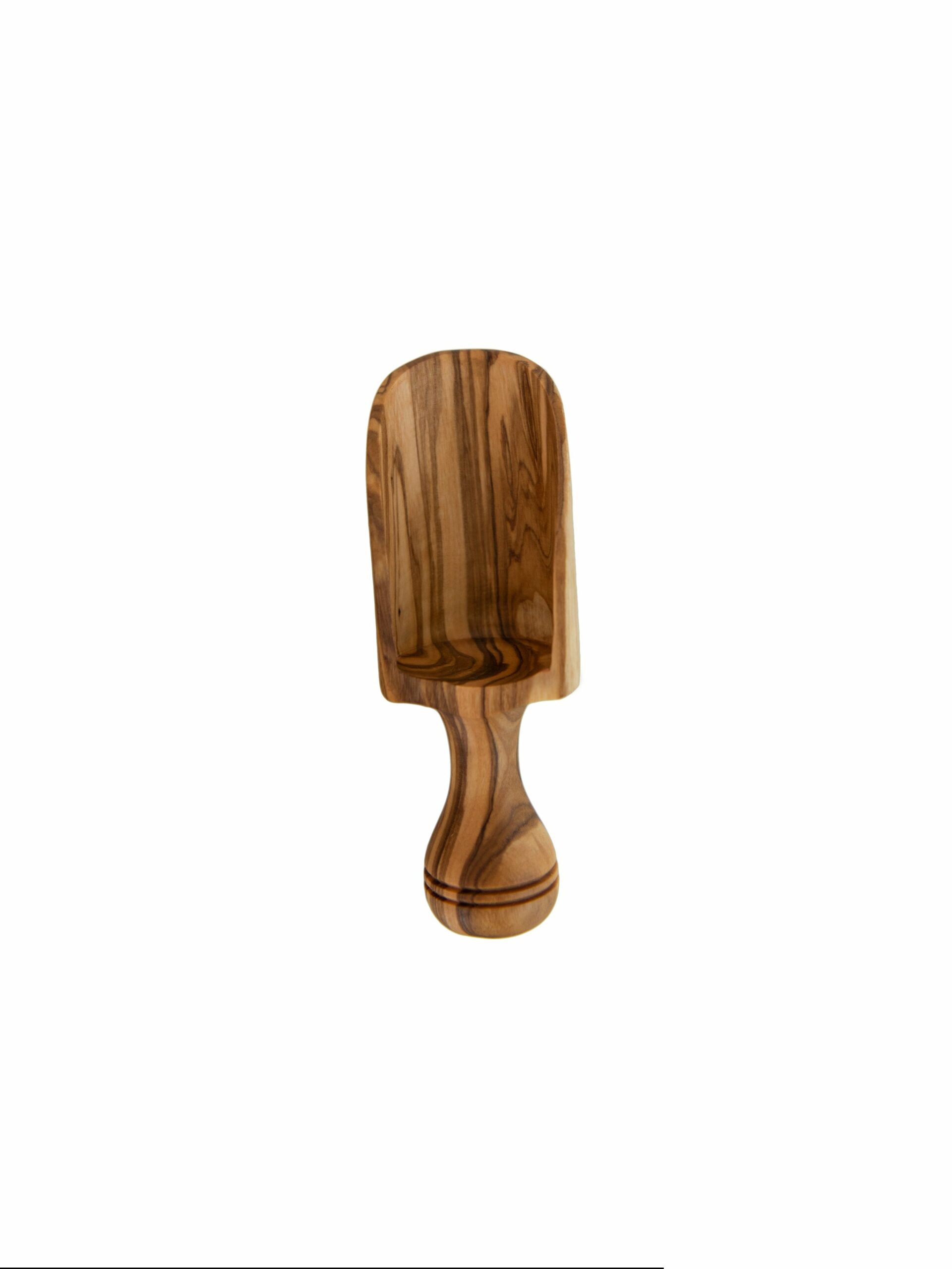 Olive Wood Bath Salt Scoop