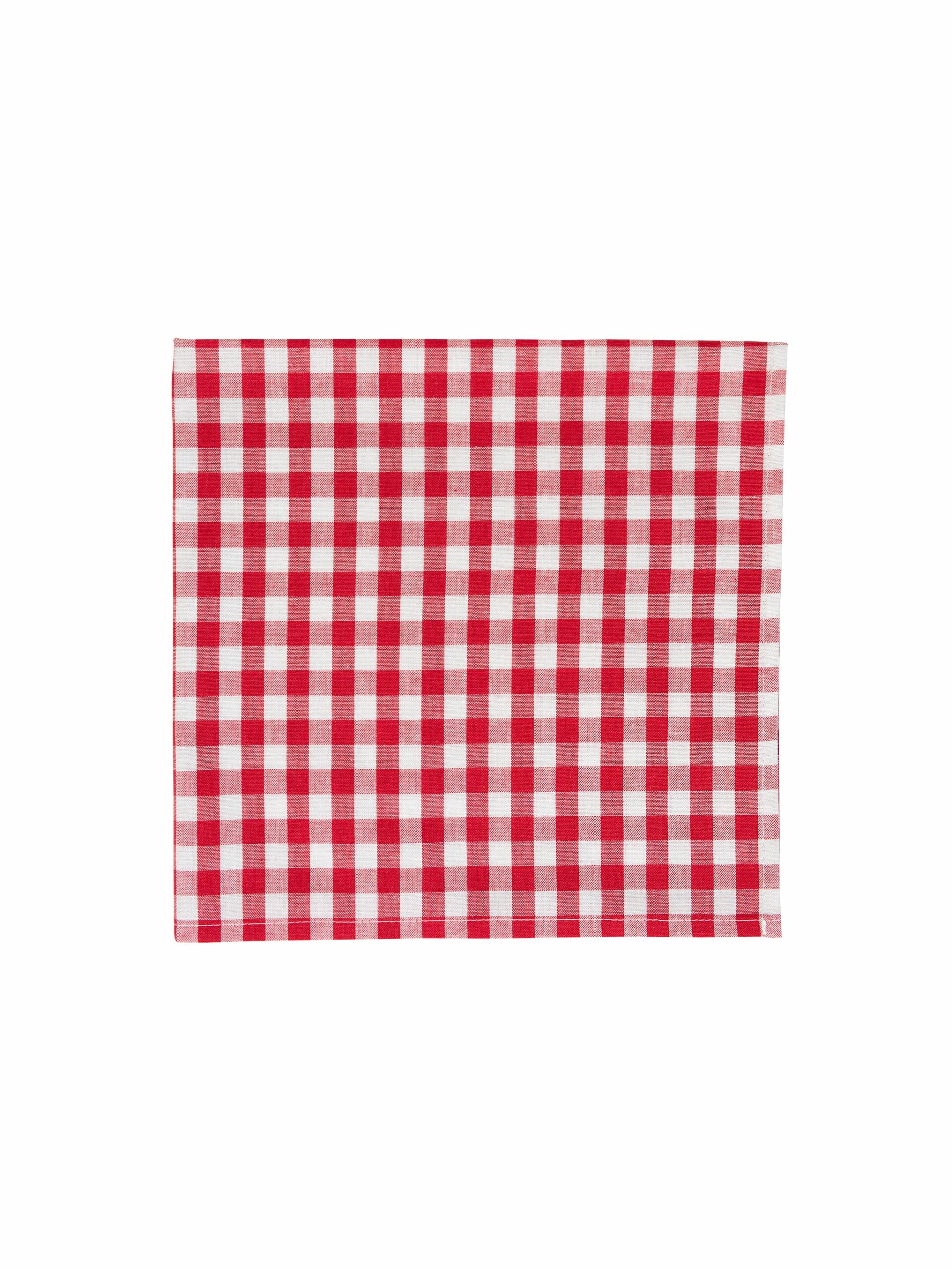 Red Gingham Linen Collection