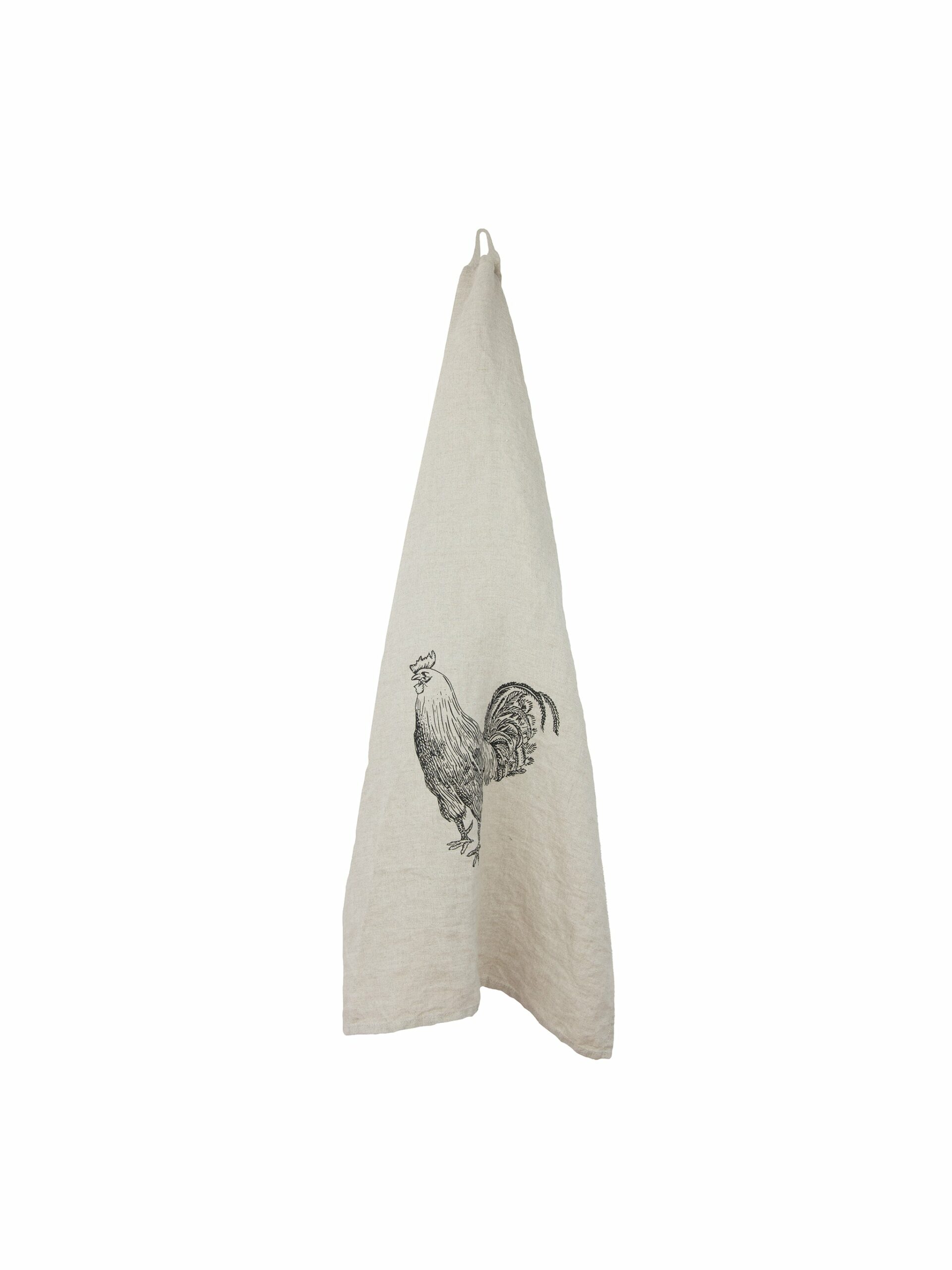 Rooster Linen Kitchen Towel