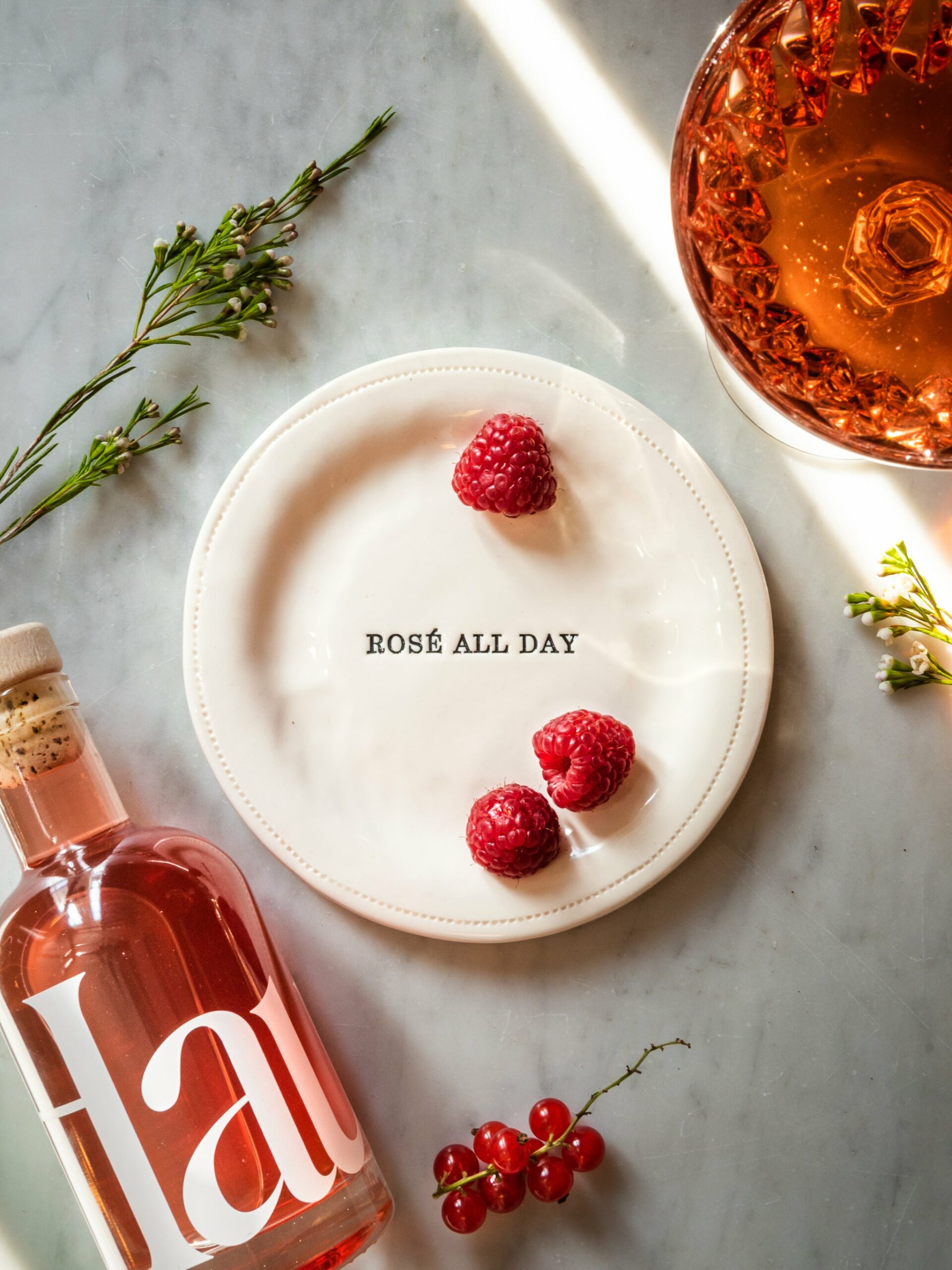 Rosé All Day Canapé Plate