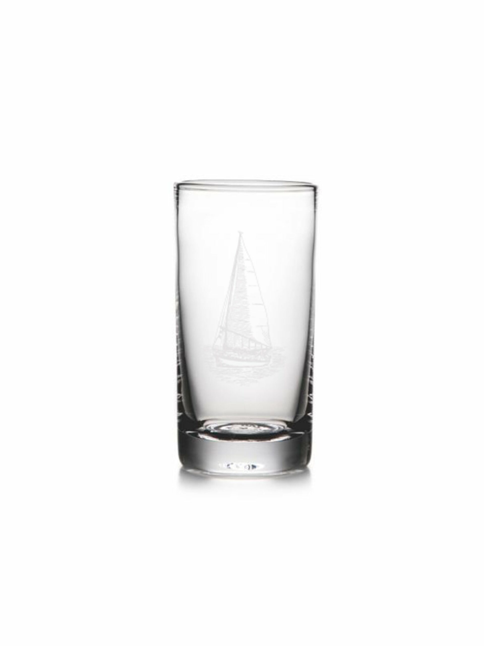 Simon Pearce Ascutney Tumbler Sailboat