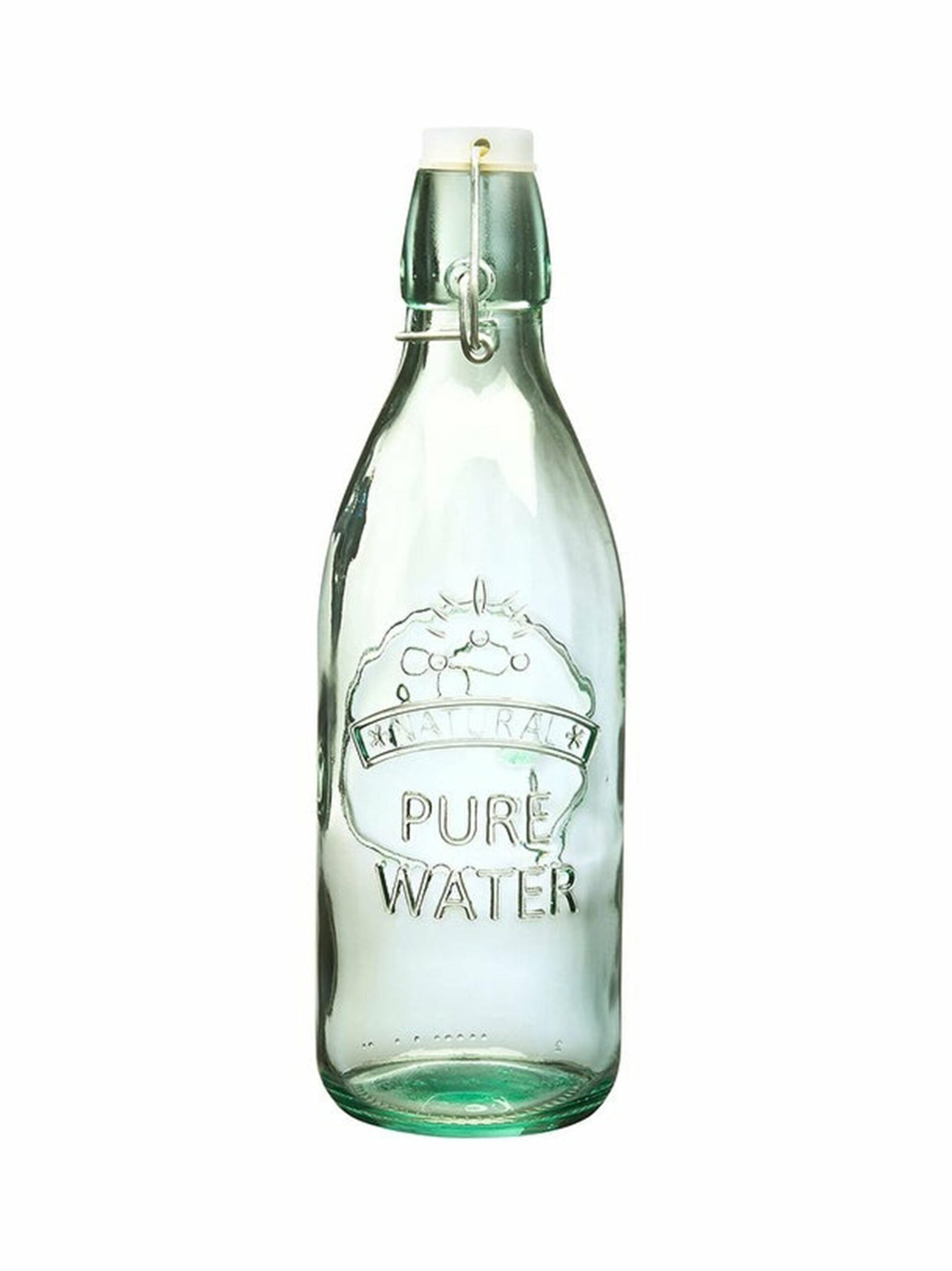 Water Tap Recycled Glass Bottle