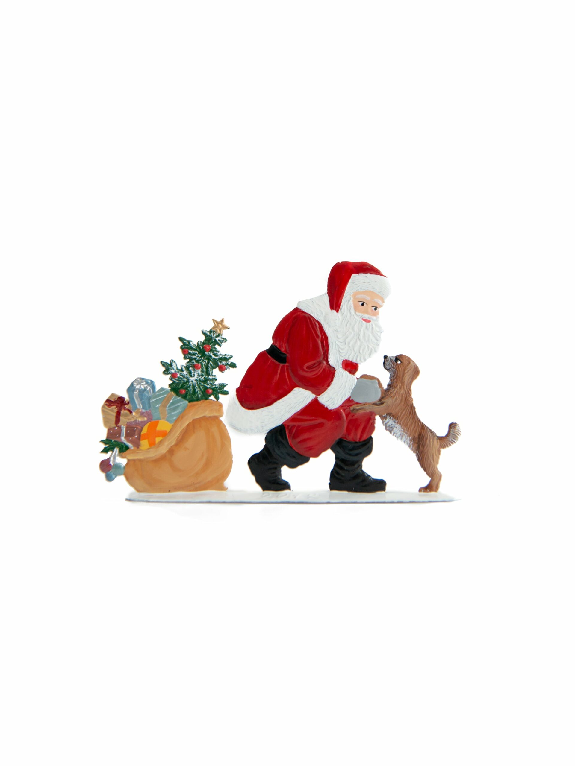 Wilhelm Schweizer Pewter Santa’s Faithful Friend